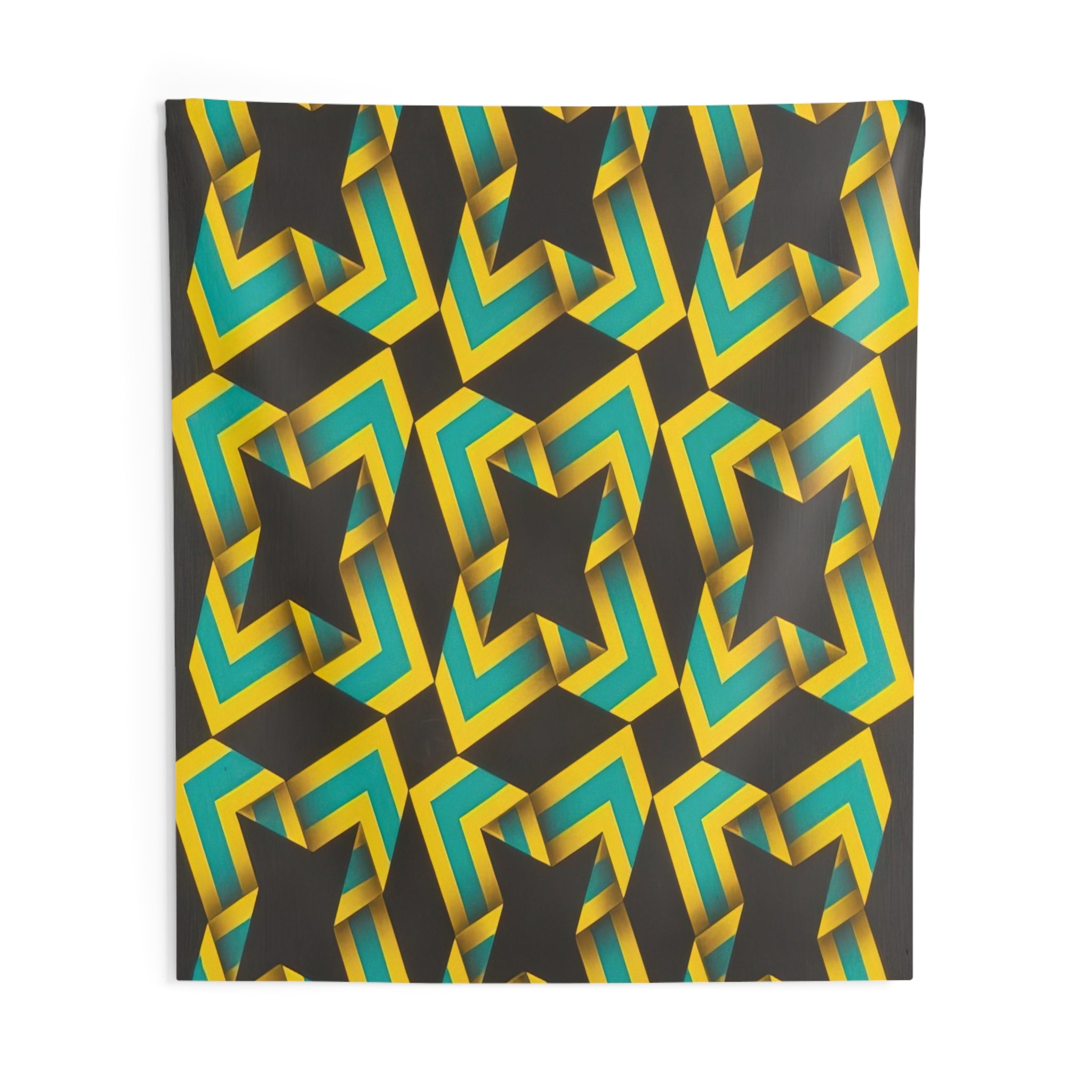 9-Soles - 1967 By Omar Rayo Tapestry | Omar Rayo Large Tapestry Art