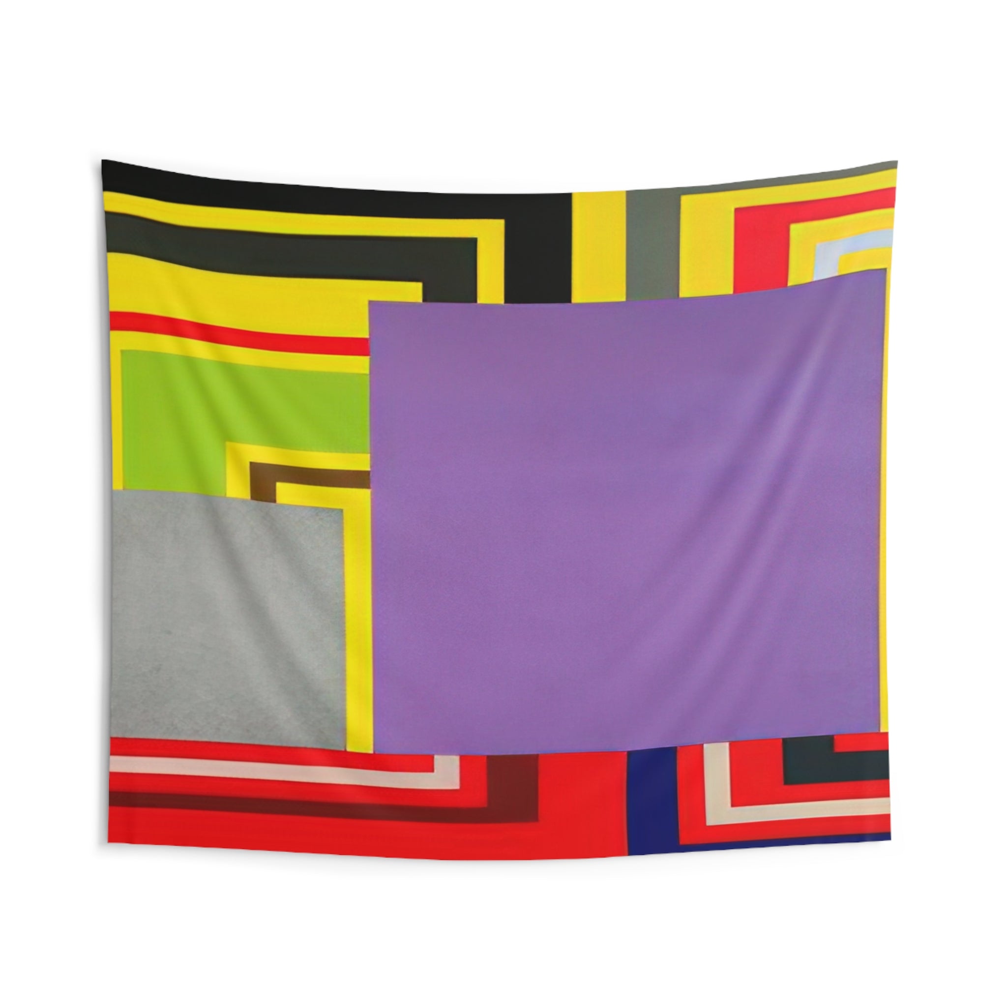 Cartoon Network - 1997 By Peter Halley Tapestry | Peter Halley Large Tapestry Art