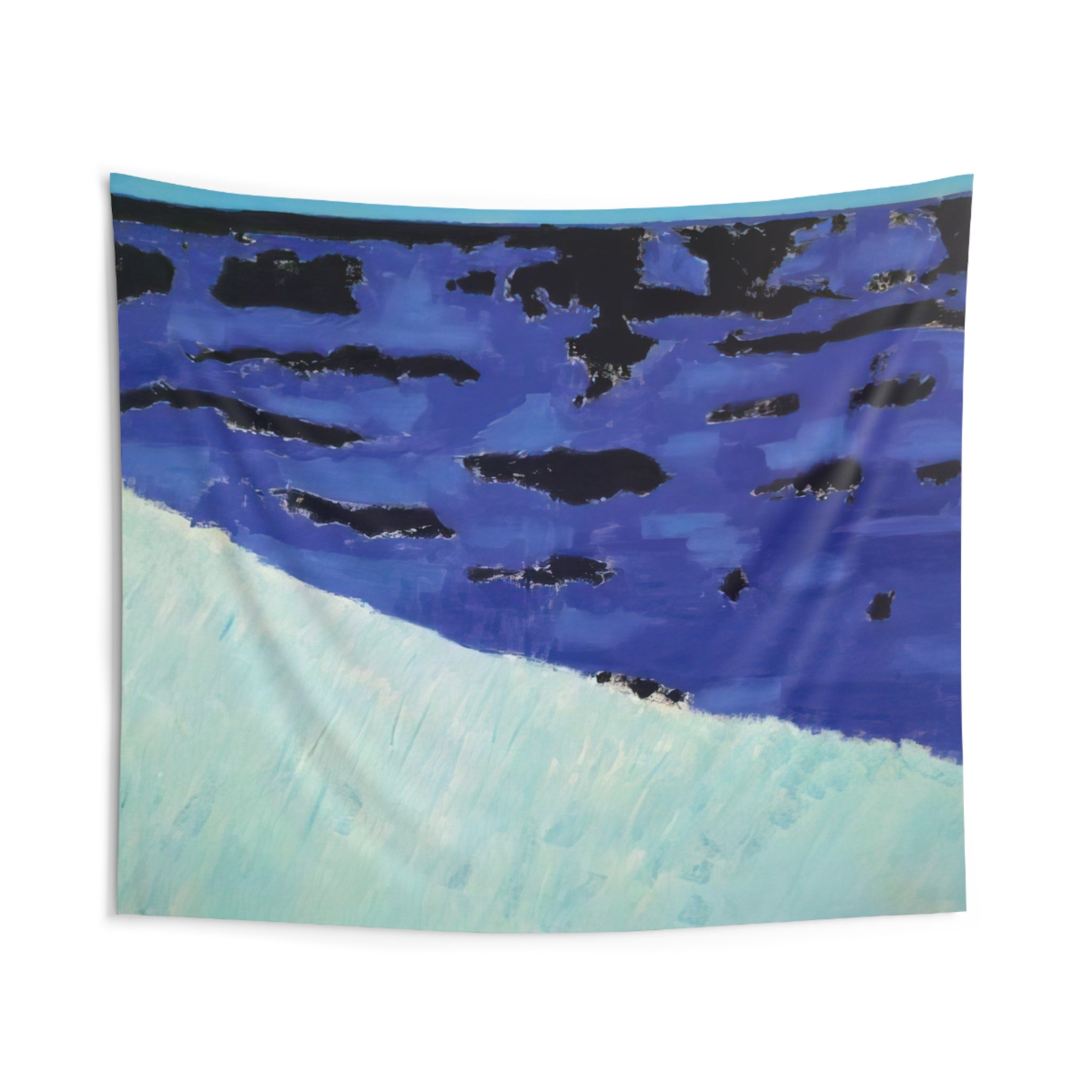 Sea Grasses and Blue Sea - 1958 By Milton Avery Tapestry | Milton Avery Large Tapestry Art