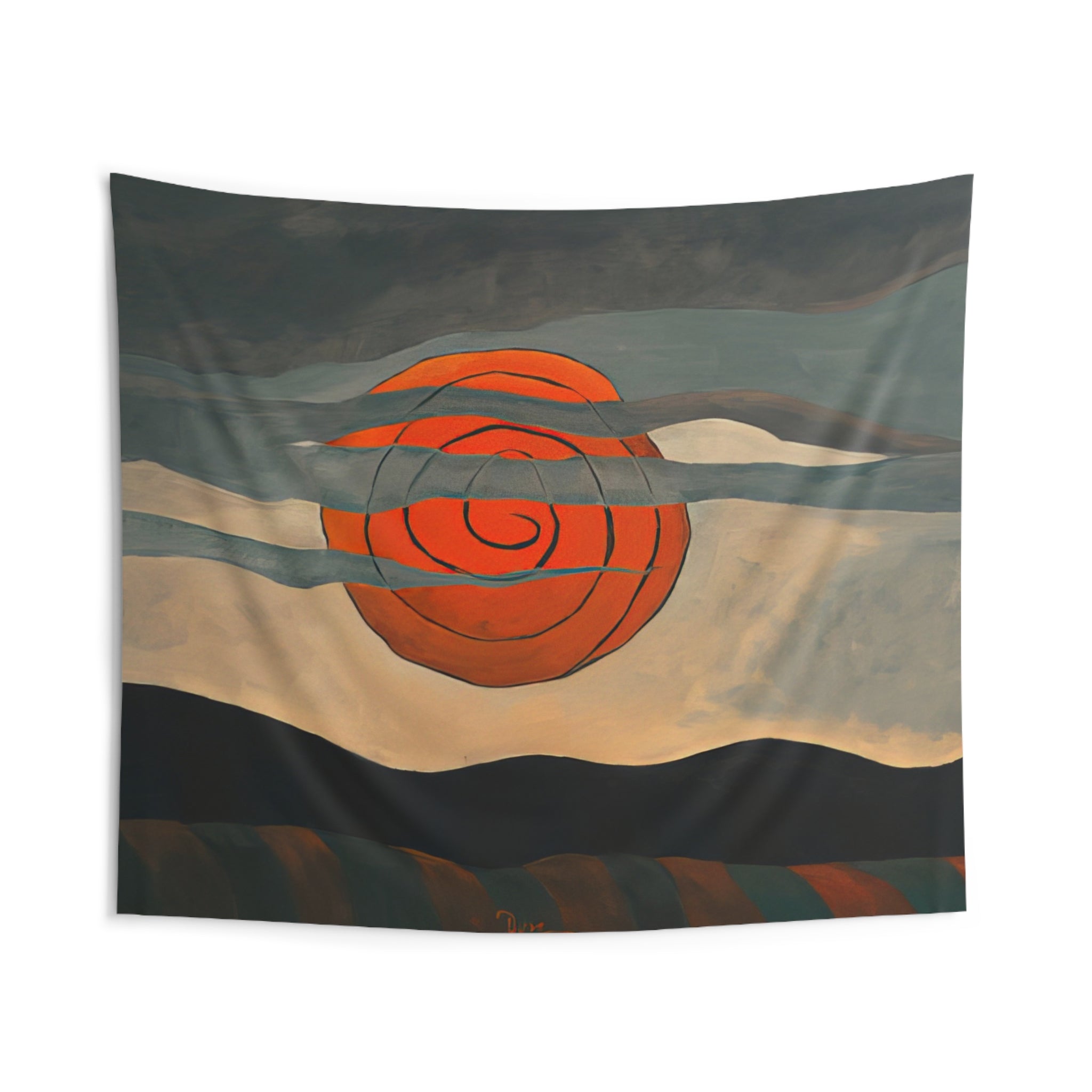 Red Sun - 1935 By Arthur Dove Tapestry | Arthur Dove Large Tapestry Art