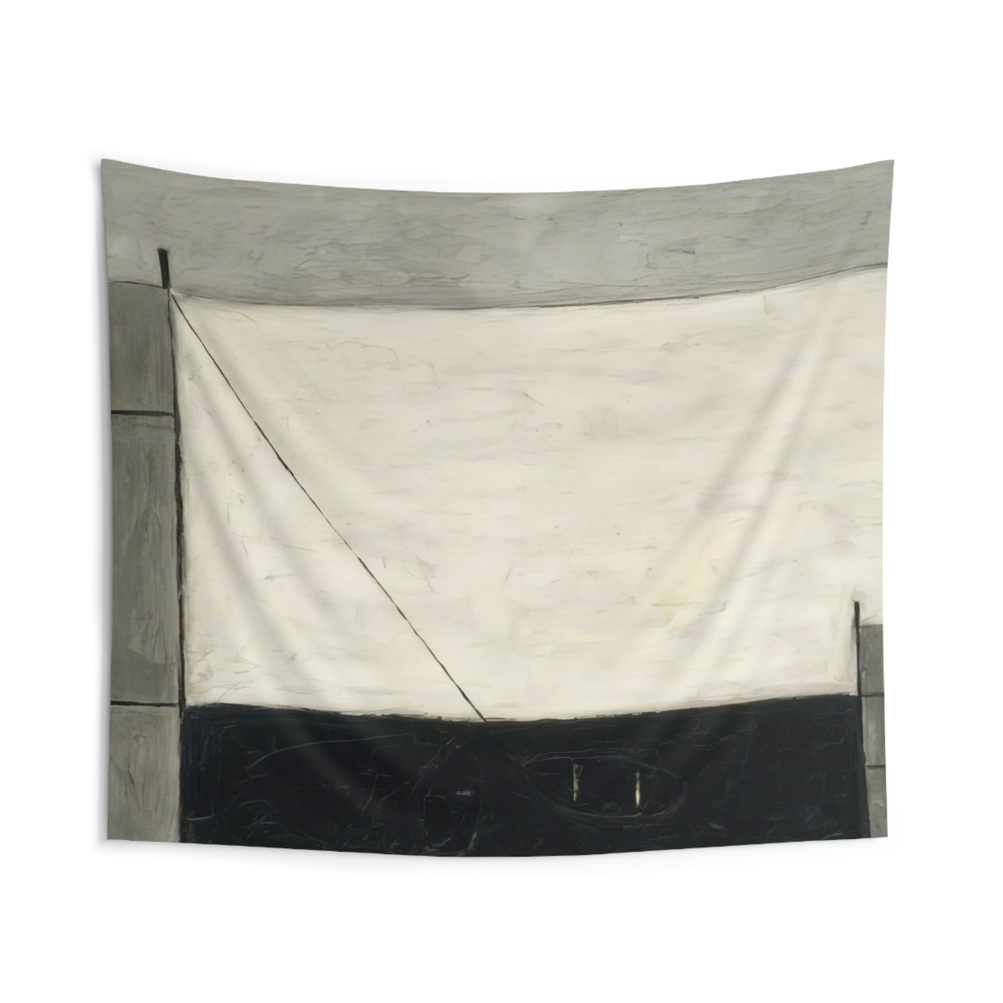 Cornish Harbour - 1951 By William Scott Tapestry | William Scott Large Tapestry Art