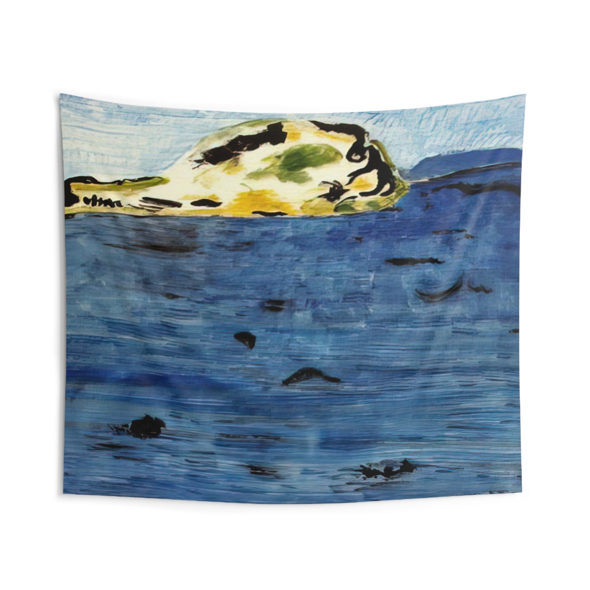 Blue Bay and Dunes - 1961 By Milton Avery Tapestry | Milton Avery Large Tapestry Art