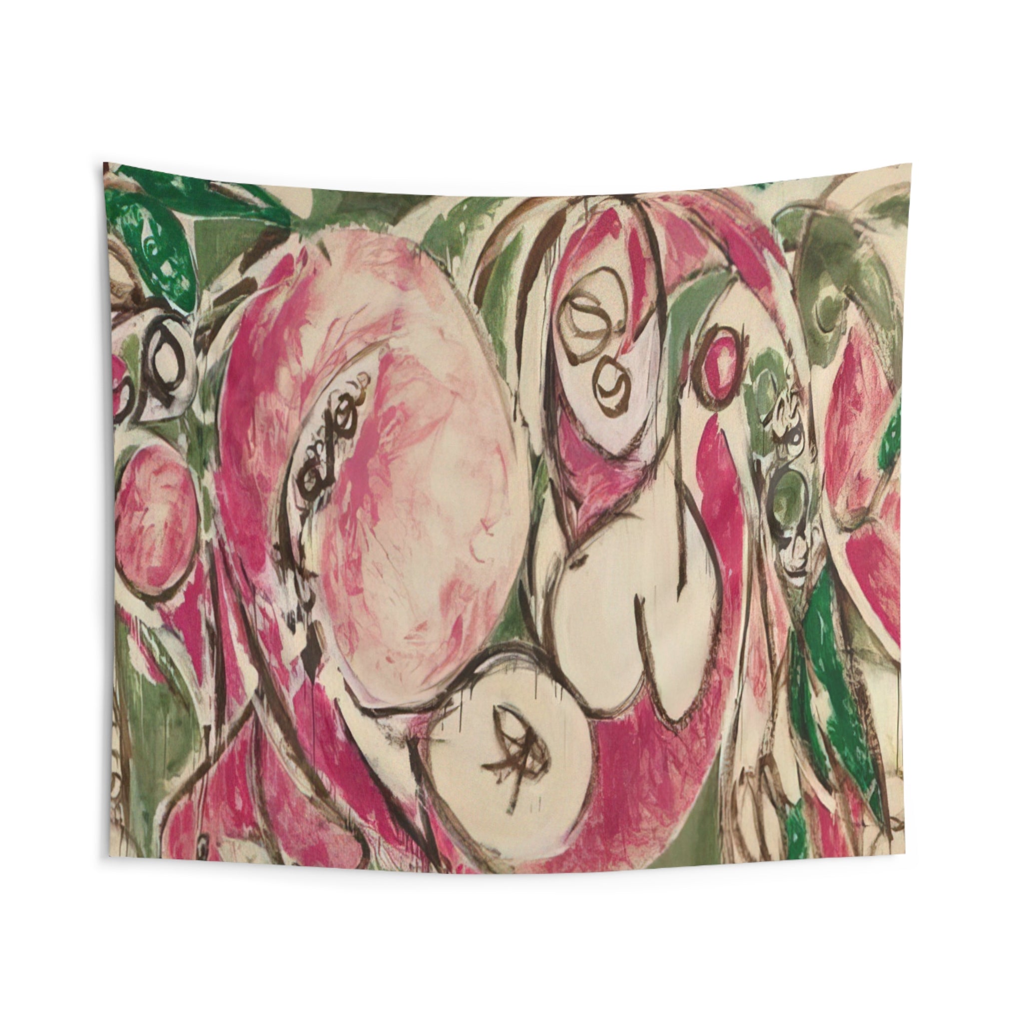 The Seasons By Lee Krasner Tapestry | Lee Krasner Large Tapestry Art