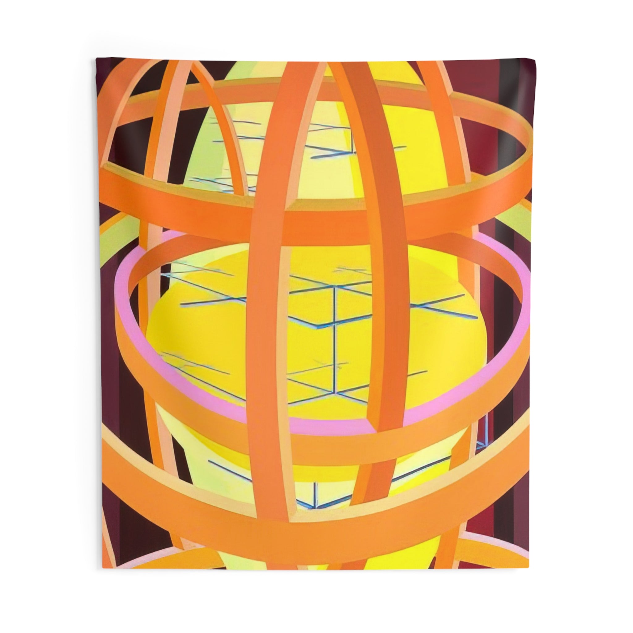 Trajans Edge II By Al Held Tapestry | Al Held Large Tapestry Art