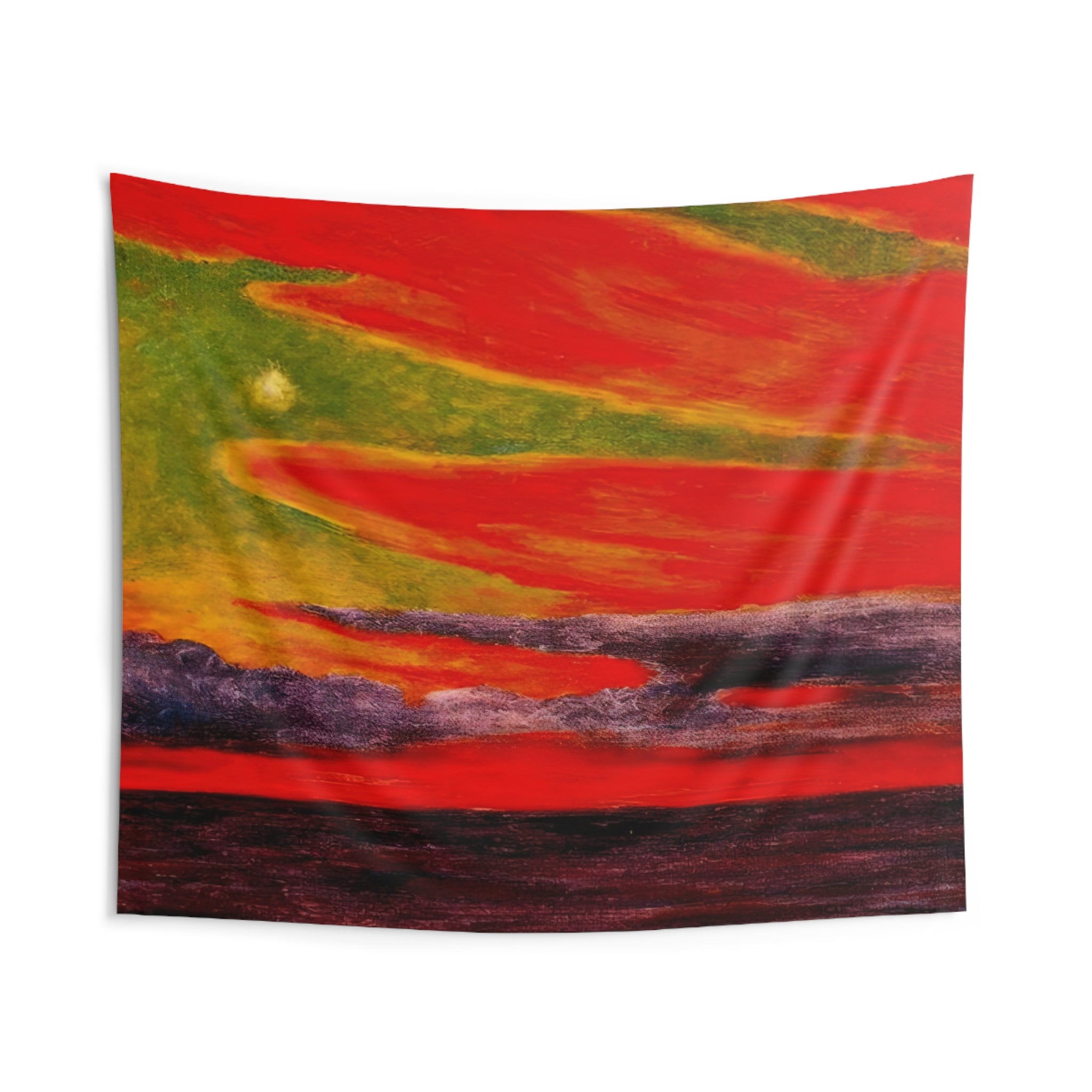 EVENING TWILIGHT AT ACAPULCO 1956 By Diego Rivera Tapestry | Diego Rivera Large Tapestry Art