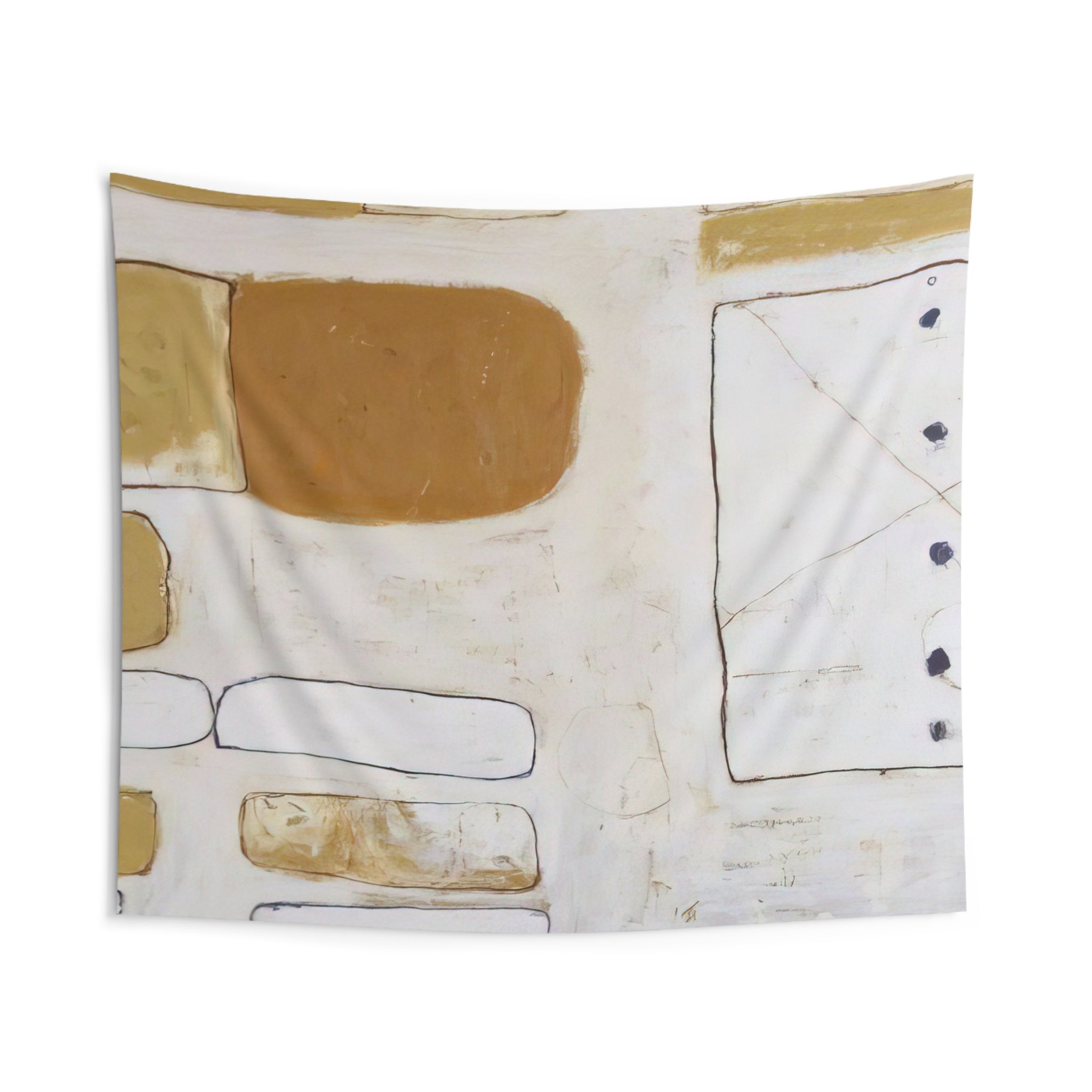 White, Sand and Ochre - 1961 By William Scott Tapestry | William Scott Large Tapestry Art