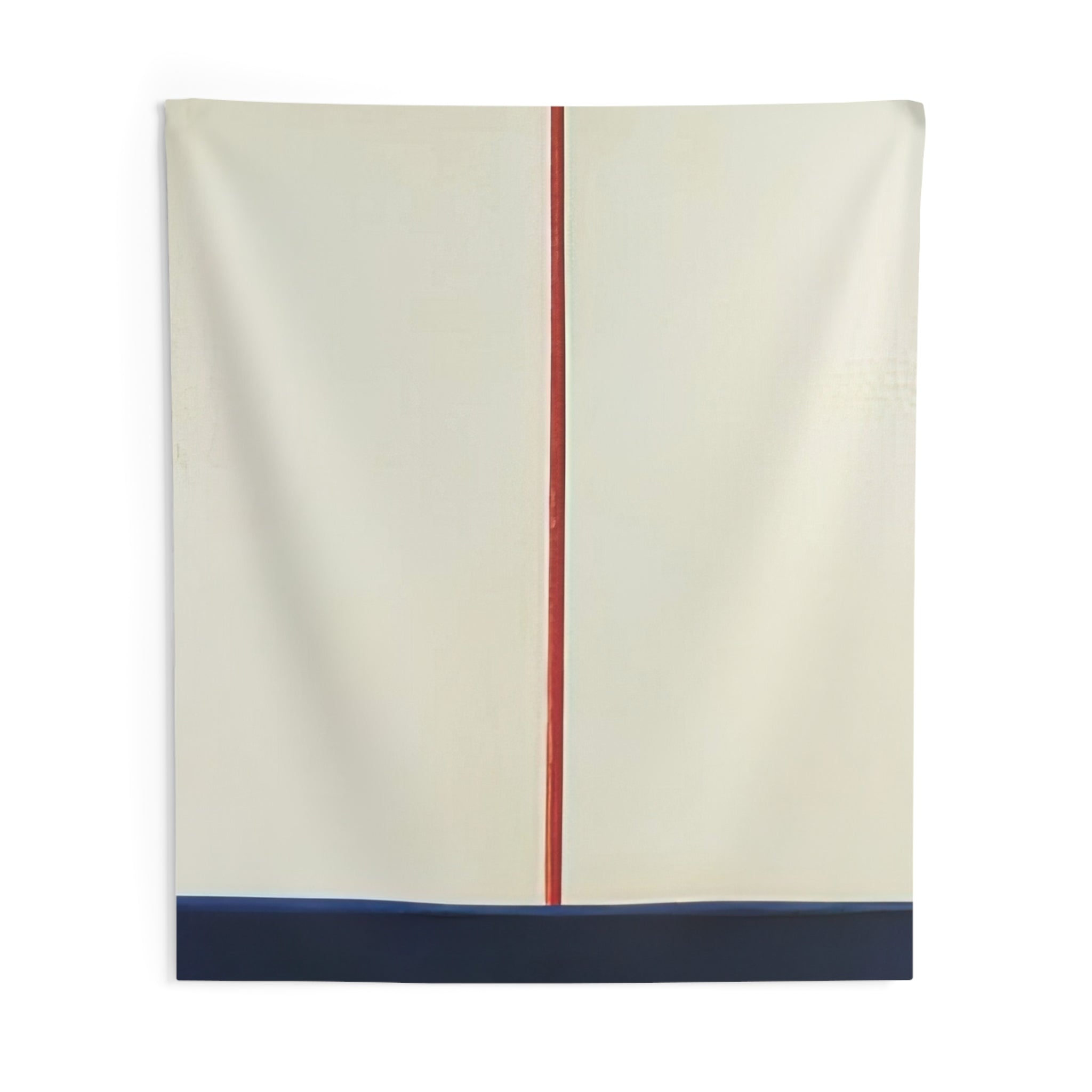 Komposition Blau-Rot auf Weiss - 1965 By Blinky Palermo Tapestry | Blinky Palermo Large Tapestry Art