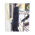 Sunset Streets - 1985 By Wayne Thiebaud Tapestry | Wayne Thiebaud Large Tapestry Art