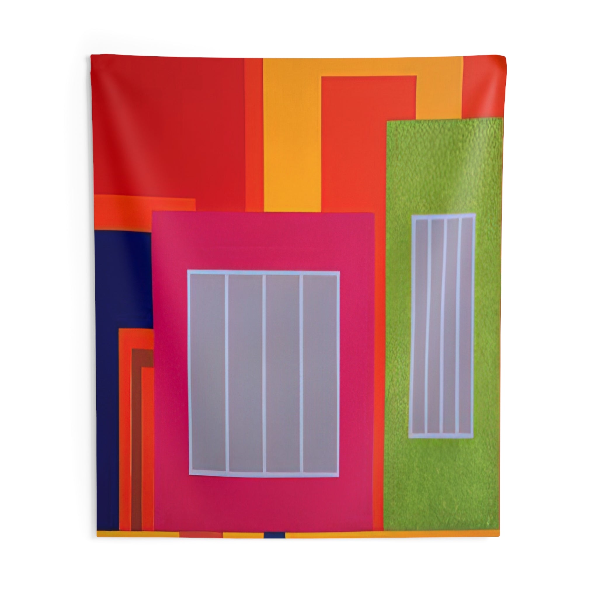 Joy Pop - 1998 By Peter Halley Tapestry | Peter Halley Large Tapestry Art