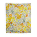 Orange and Yellow Flowers - Post-Impressionism By Le Pho Tapestry | Le Pho Large Tapestry Art