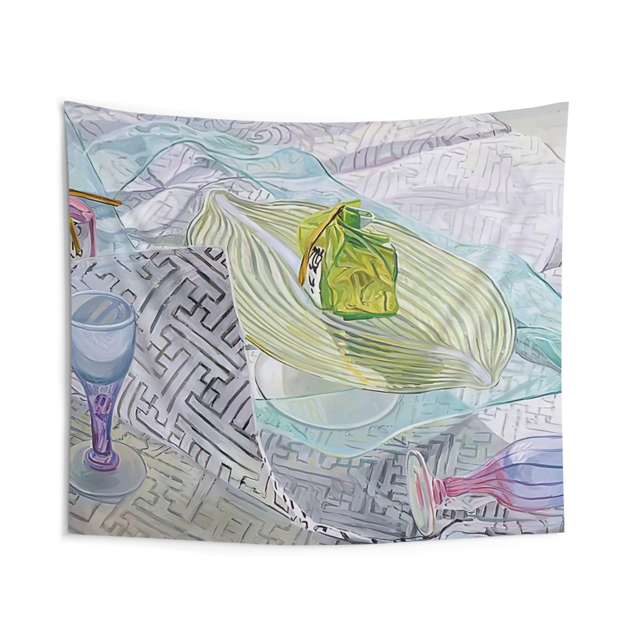 DISHES FROM JAPAN 2003 By Janet Fish Tapestry | Janet Fish Large Tapestry Art