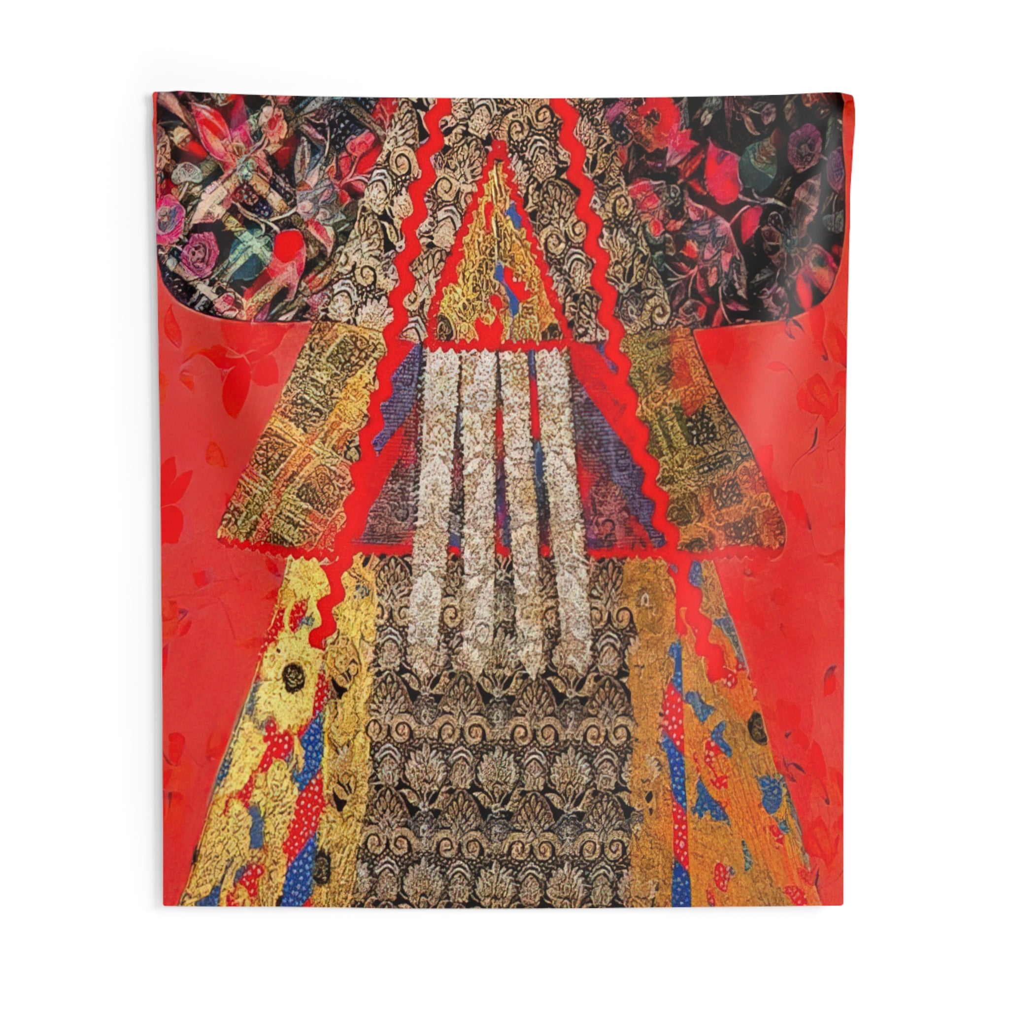 The Golden Robe - 1979 By Miriam Schapiro Tapestry | Miriam Schapiro Large Tapestry Art