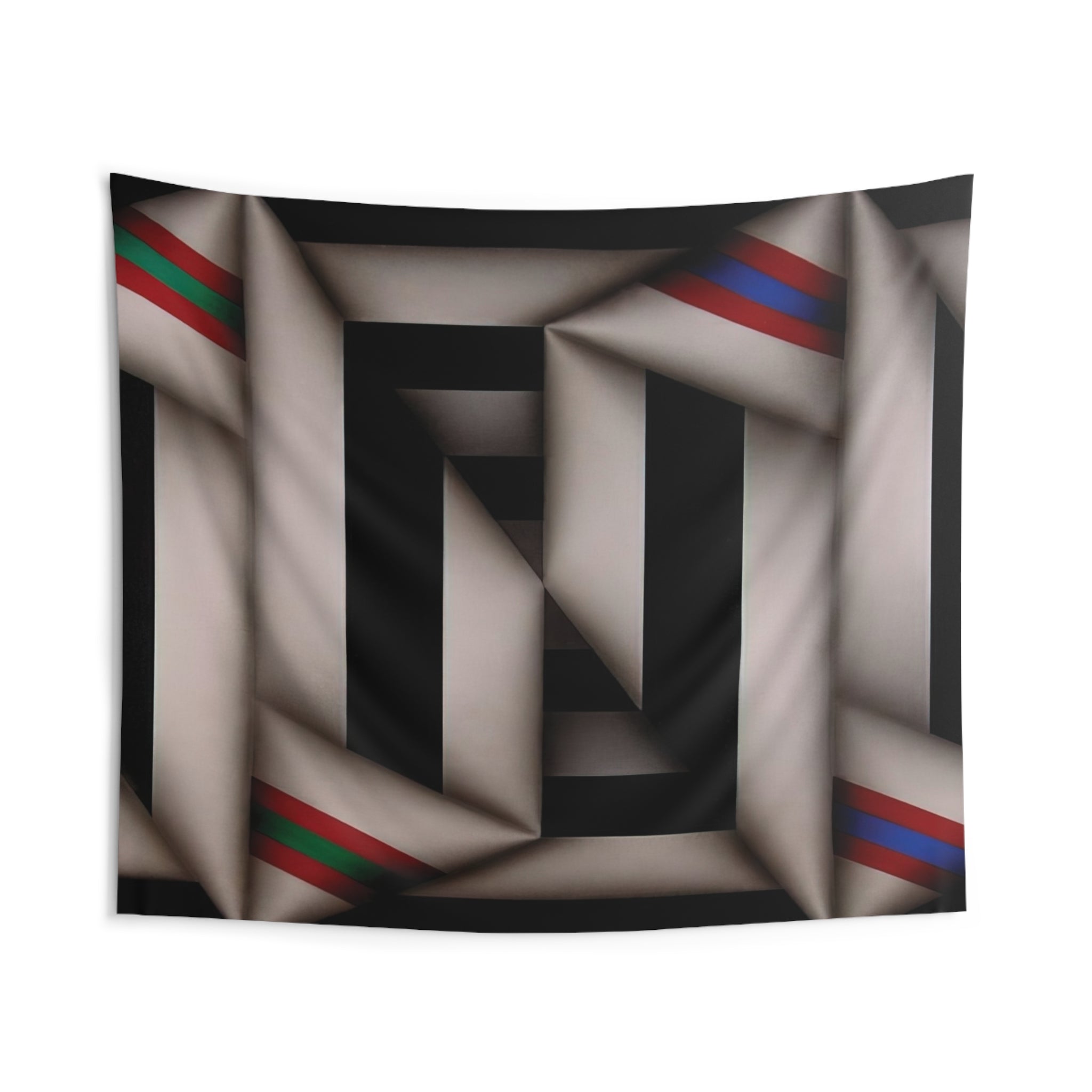 Omelemo II - 1981 By Omar Rayo Tapestry | Omar Rayo Large Tapestry Art