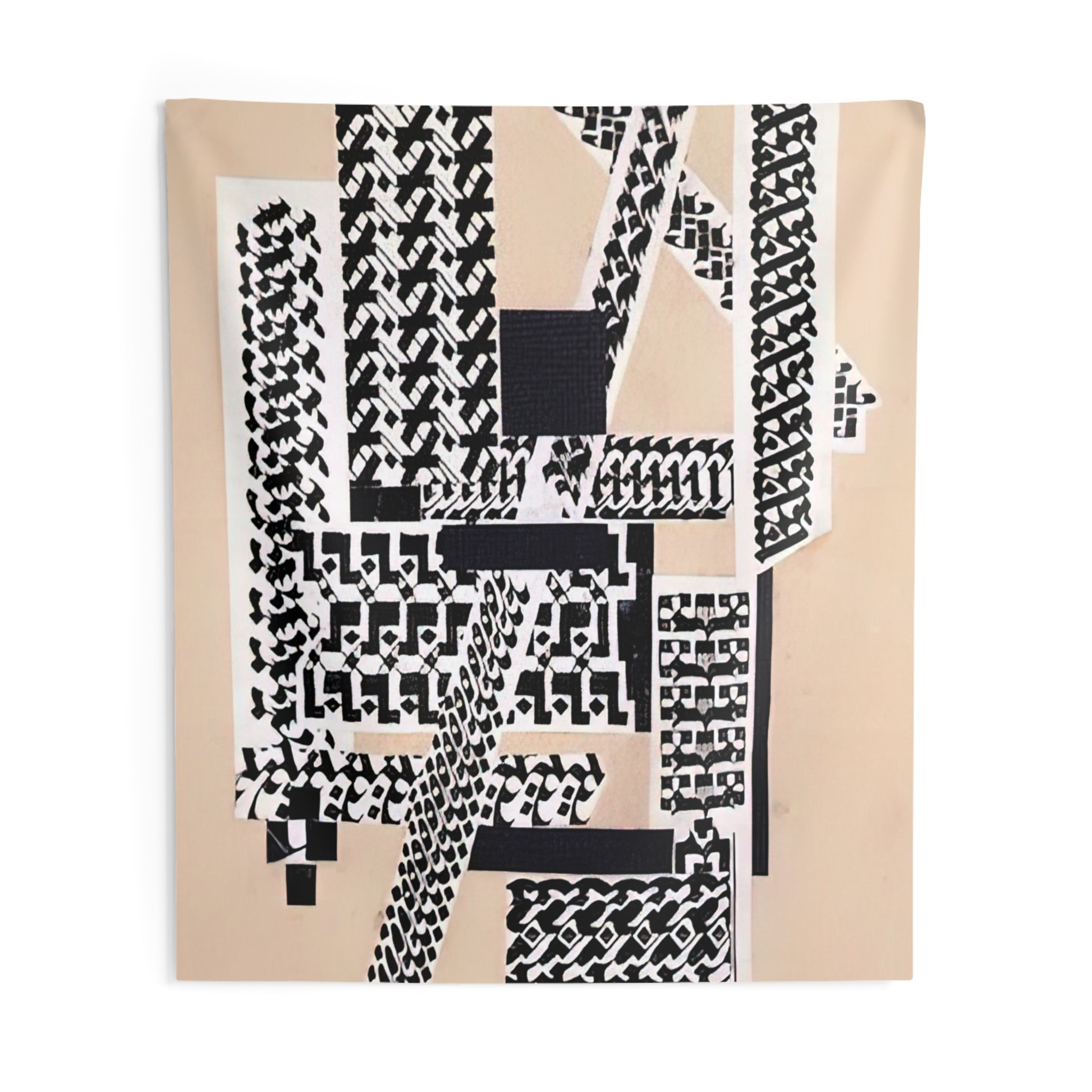 REED PEN COLLAGE 1922 By Hannah Hoch Tapestry | Hannah Hoch Large Tapestry Art