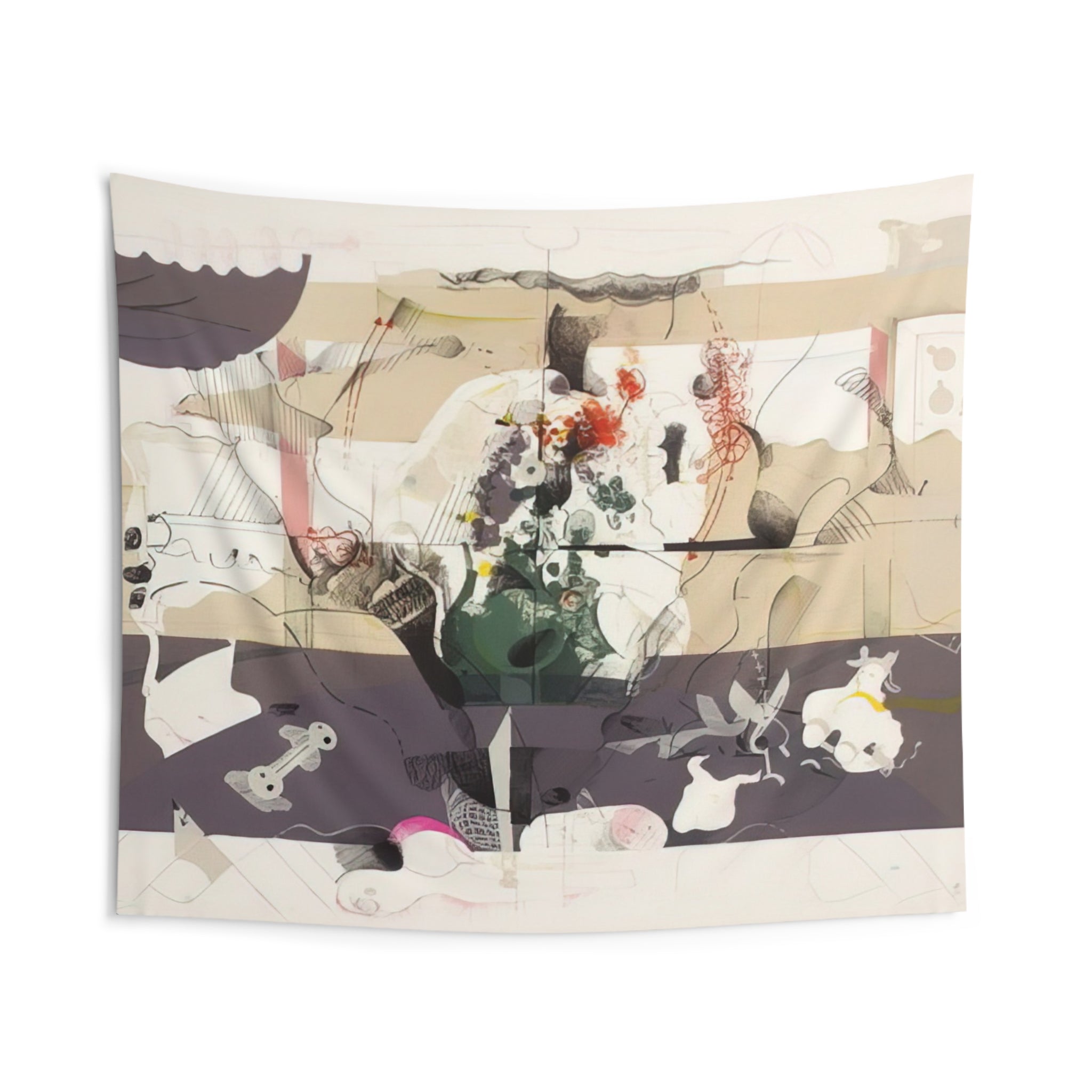 Seminar in collaboration with Richard Hamilton - 1971 By Dieter Roth Tapestry | Dieter Roth Large Tapestry Art