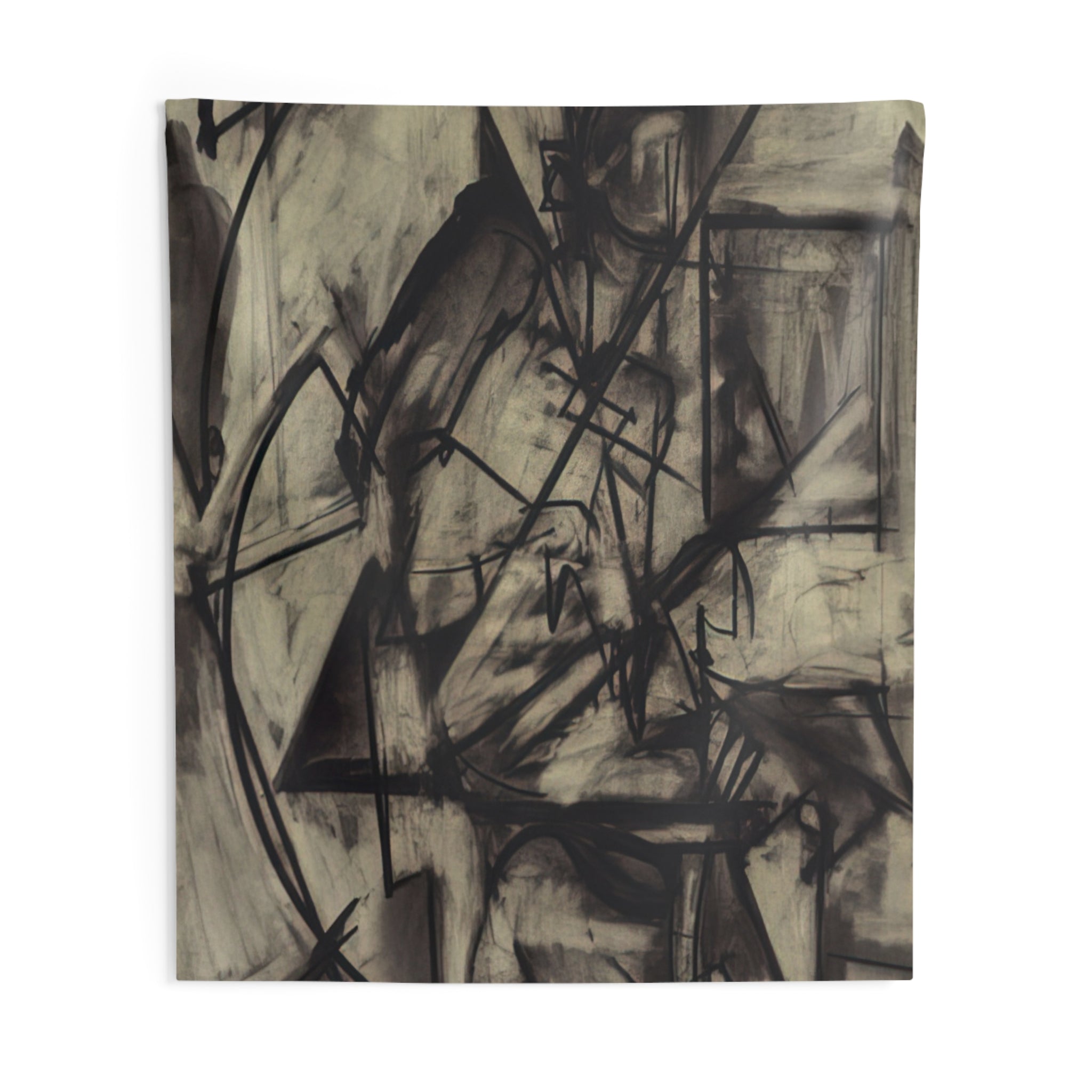 Seated Nude By Lee Krasner Tapestry | Lee Krasner Large Tapestry Art