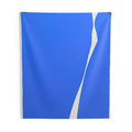 White On Blue II - 1969 By Adja Yunkers Tapestry | Adja Yunkers Large Tapestry Art