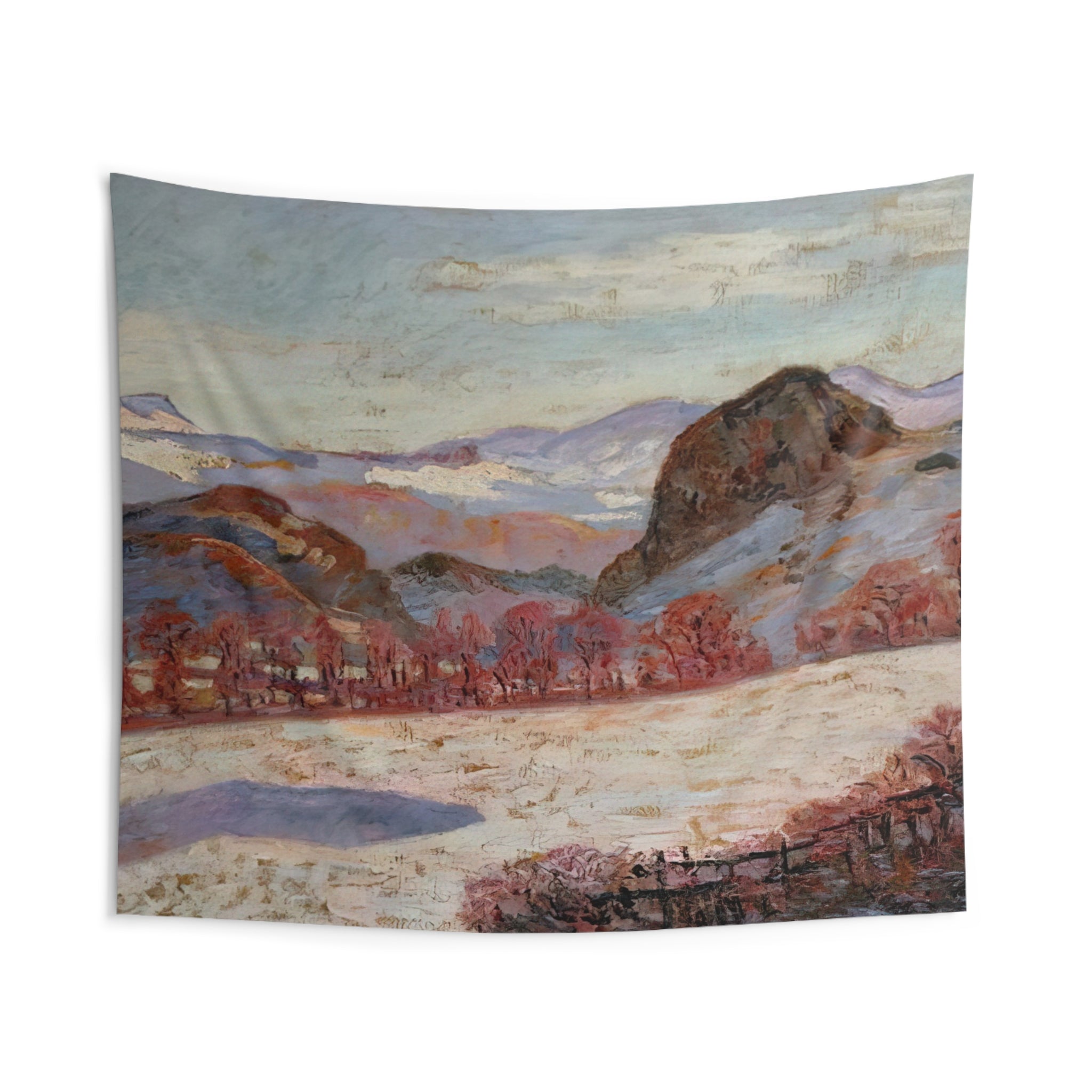 Saint-Sauves-d'Auvergne - 1900 France By Armand Guillaumin Tapestry | Armand Guillaumin Large Tapestry Art