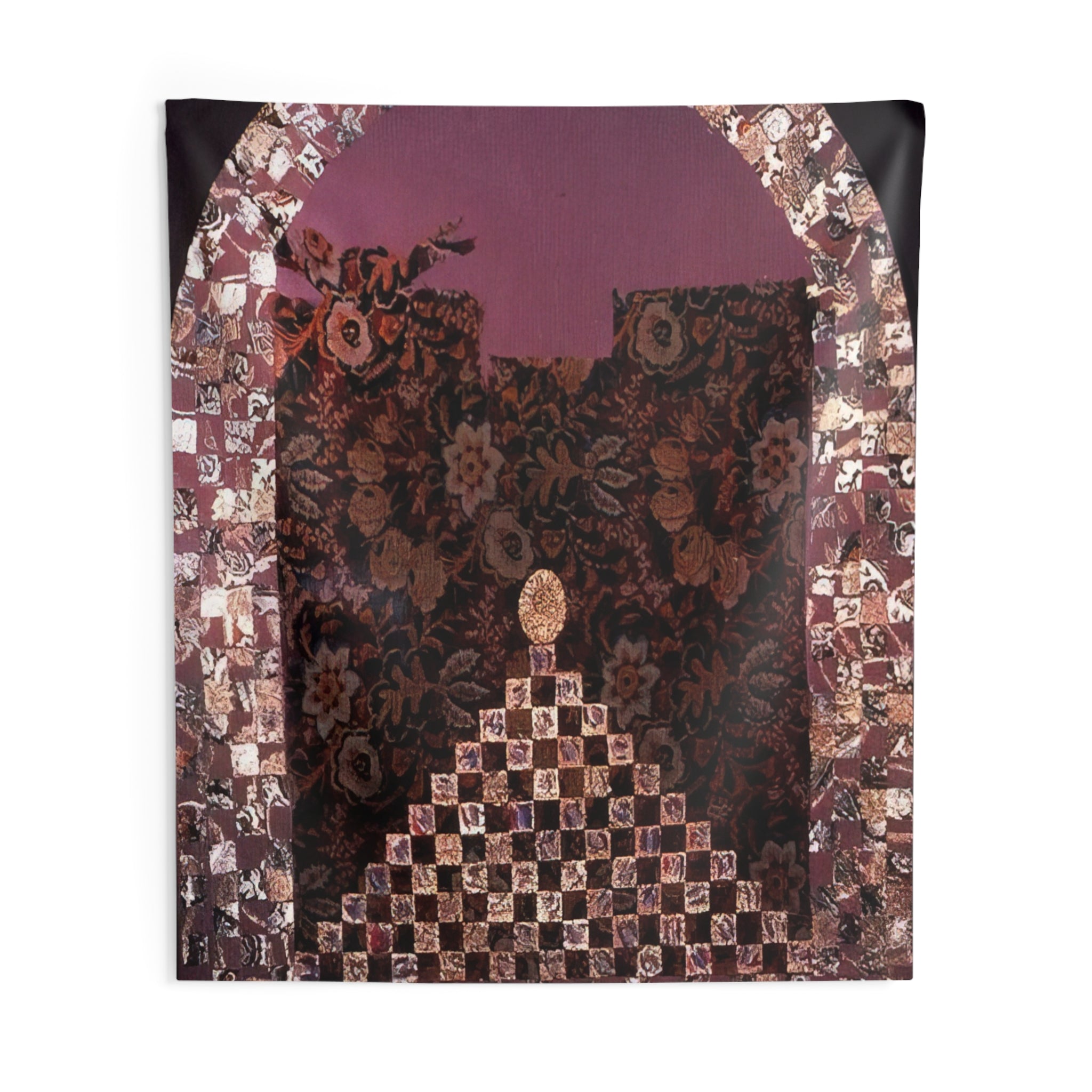 Shrine for the Egg - PD Pattern and Decoration By Miriam Schapiro Tapestry | Miriam Schapiro Large Tapestry Art