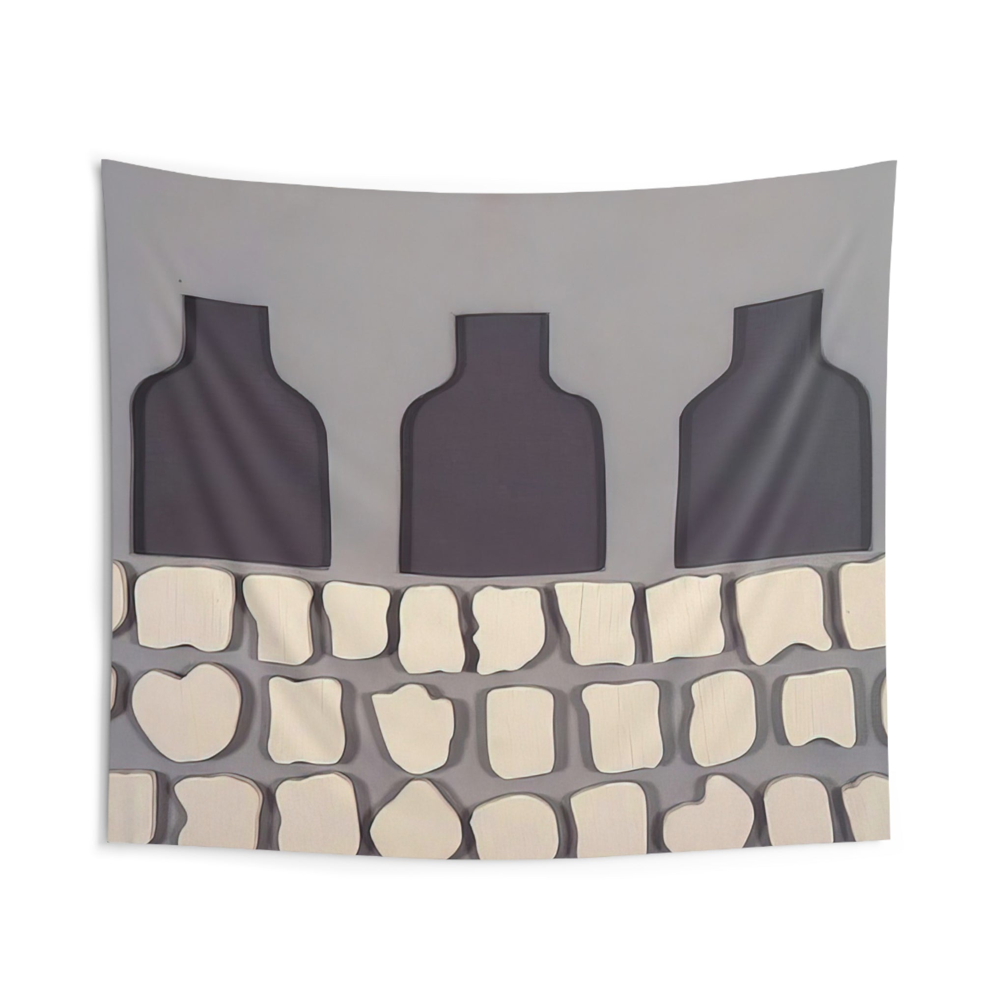 The Three Doors - 1959 By Forrest Bess Tapestry | Forrest Bess Large Tapestry Art