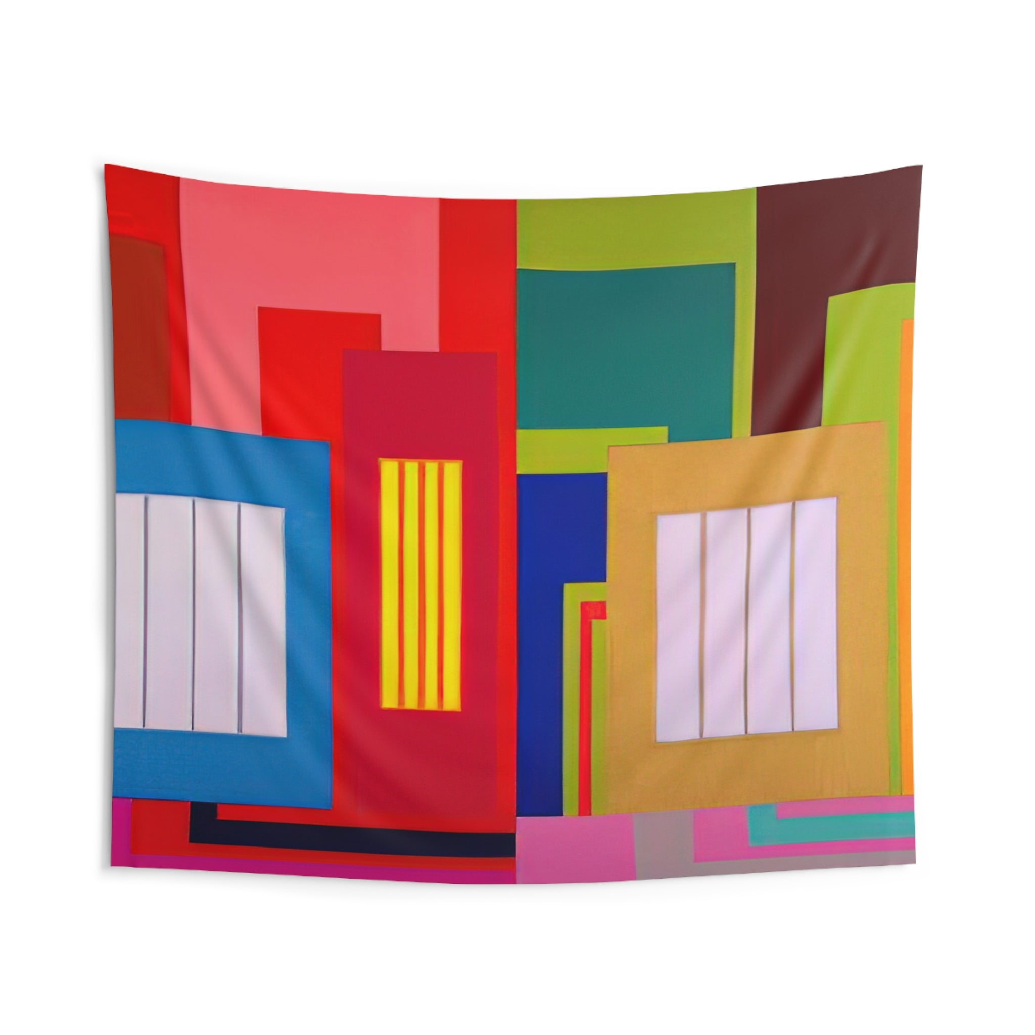 Super Size - 2000 By Peter Halley Tapestry | Peter Halley Large Tapestry Art