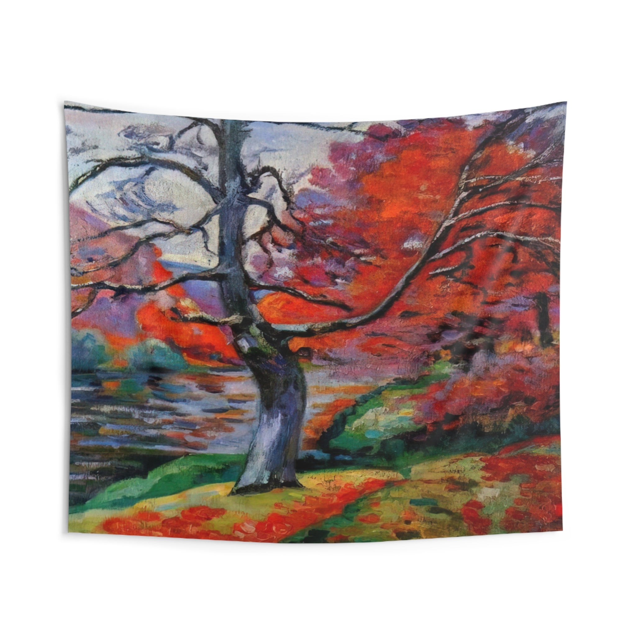 Echo Rock - 1905 By Armand Guillaumin Tapestry | Armand Guillaumin Large Tapestry Art