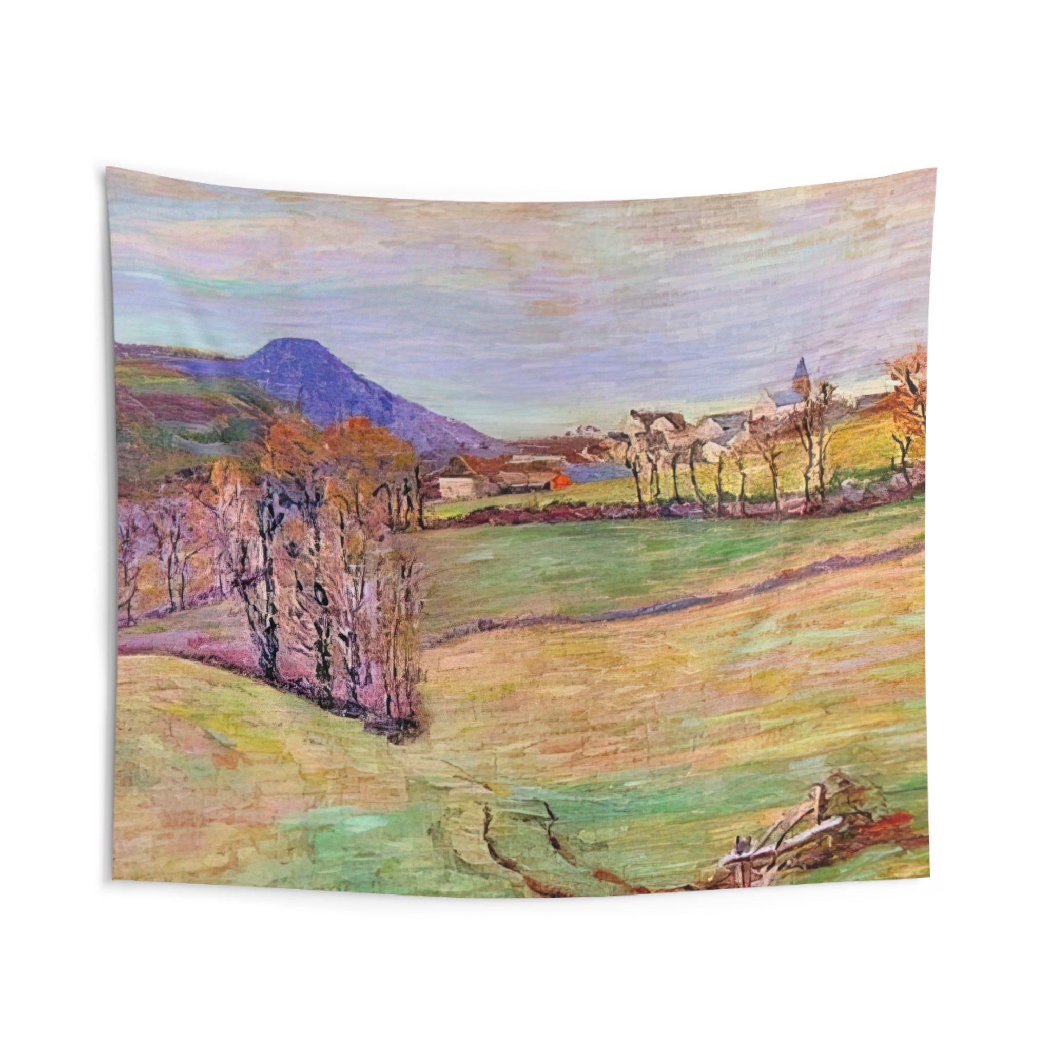 View of Saint-Sauves By Armand Guillaumin Tapestry | Armand Guillaumin Large Tapestry Art