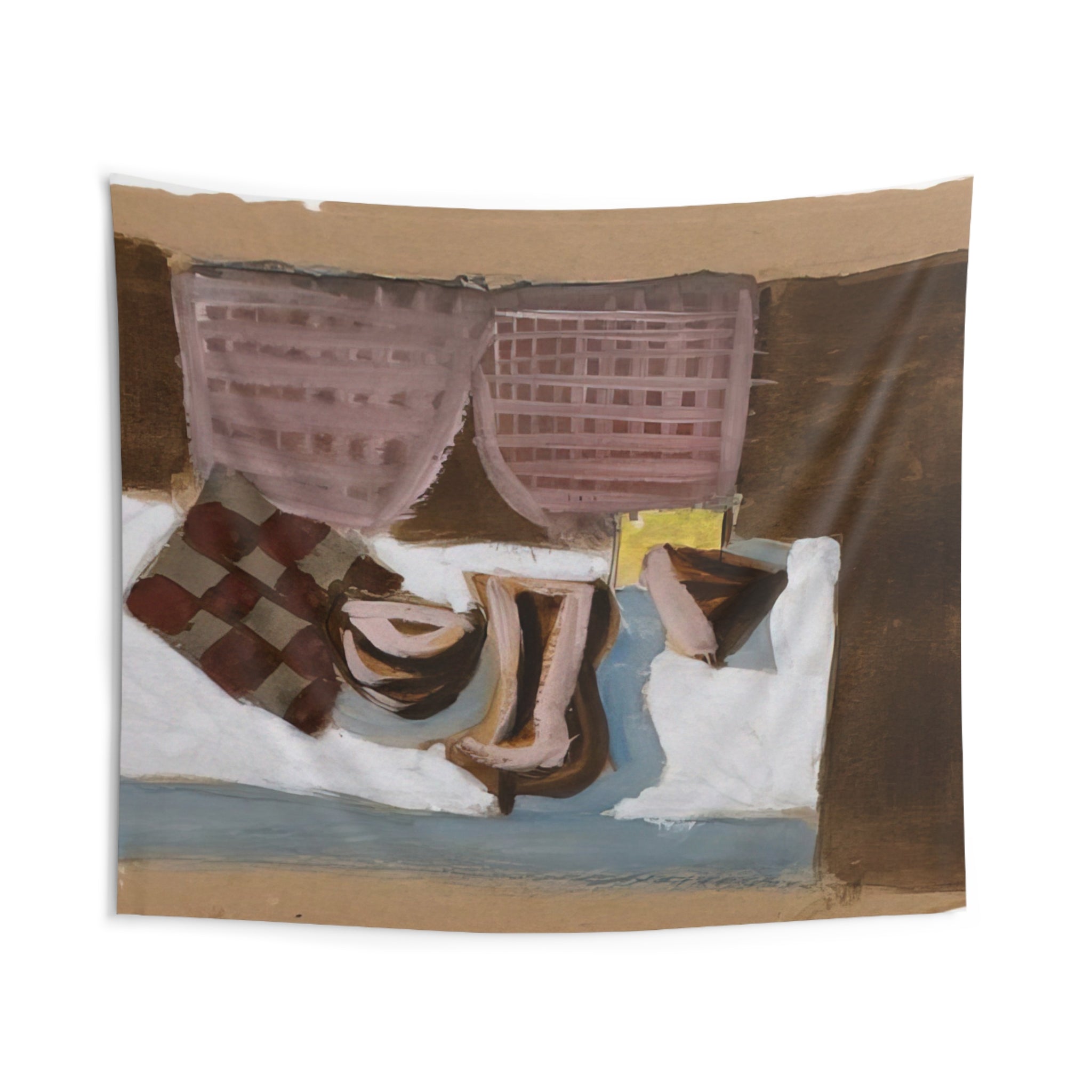 Untitled Arizona Still Life - 1938 By Adolph Gottlieb Tapestry | Adolph Gottlieb Large Tapestry Art