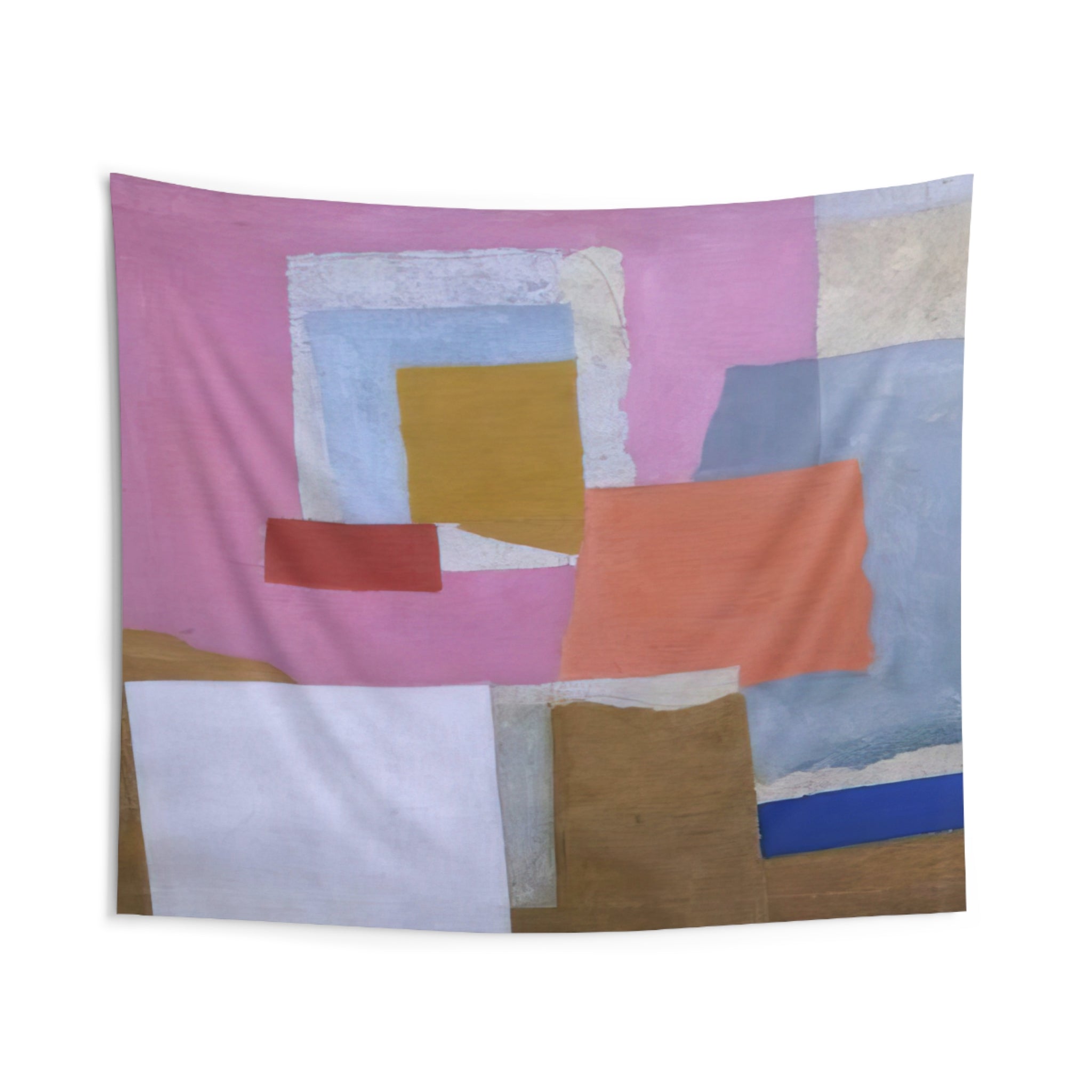 1924 first abstract painting, Chelsea - 1924 By Ben Nicholson Tapestry | Ben Nicholson Large Tapestry Art