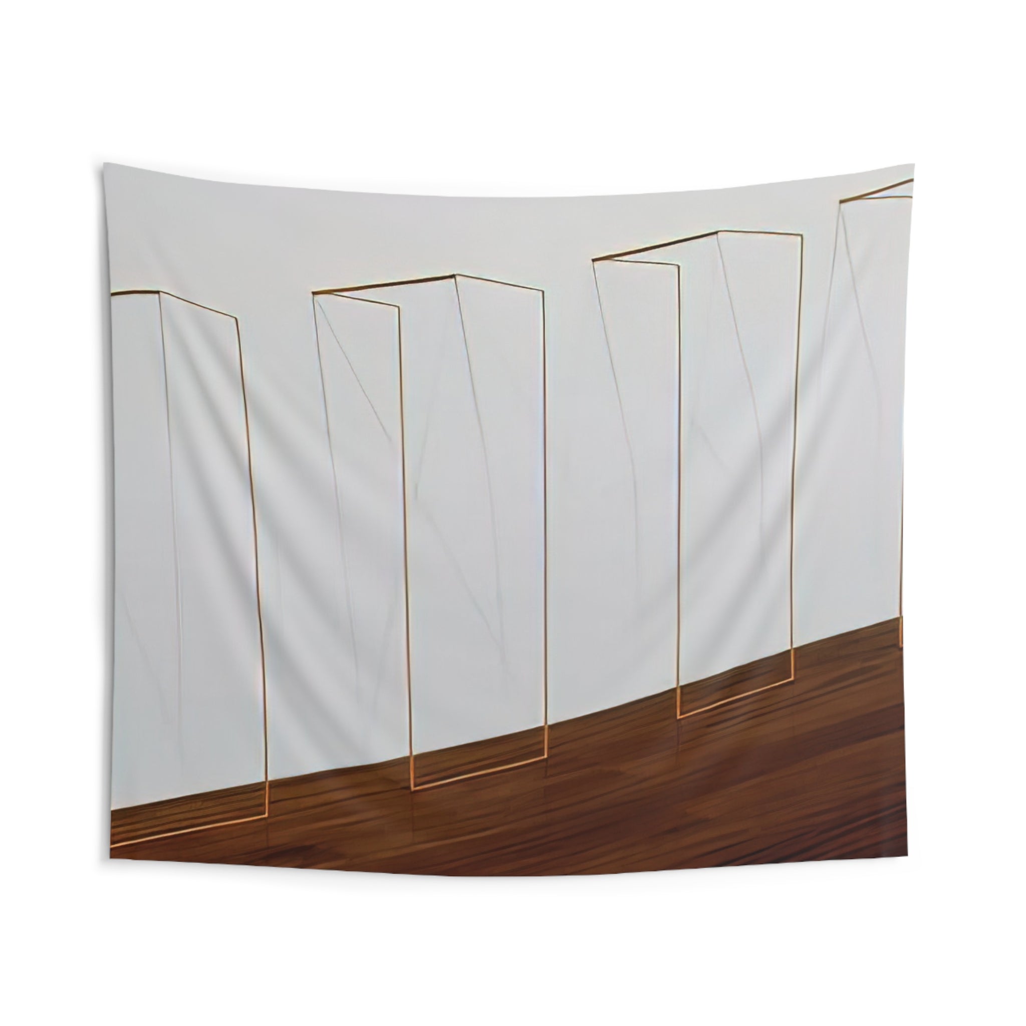 Untitled - 1968 By Fred Sandback Tapestry | Fred Sandback Large Tapestry Art