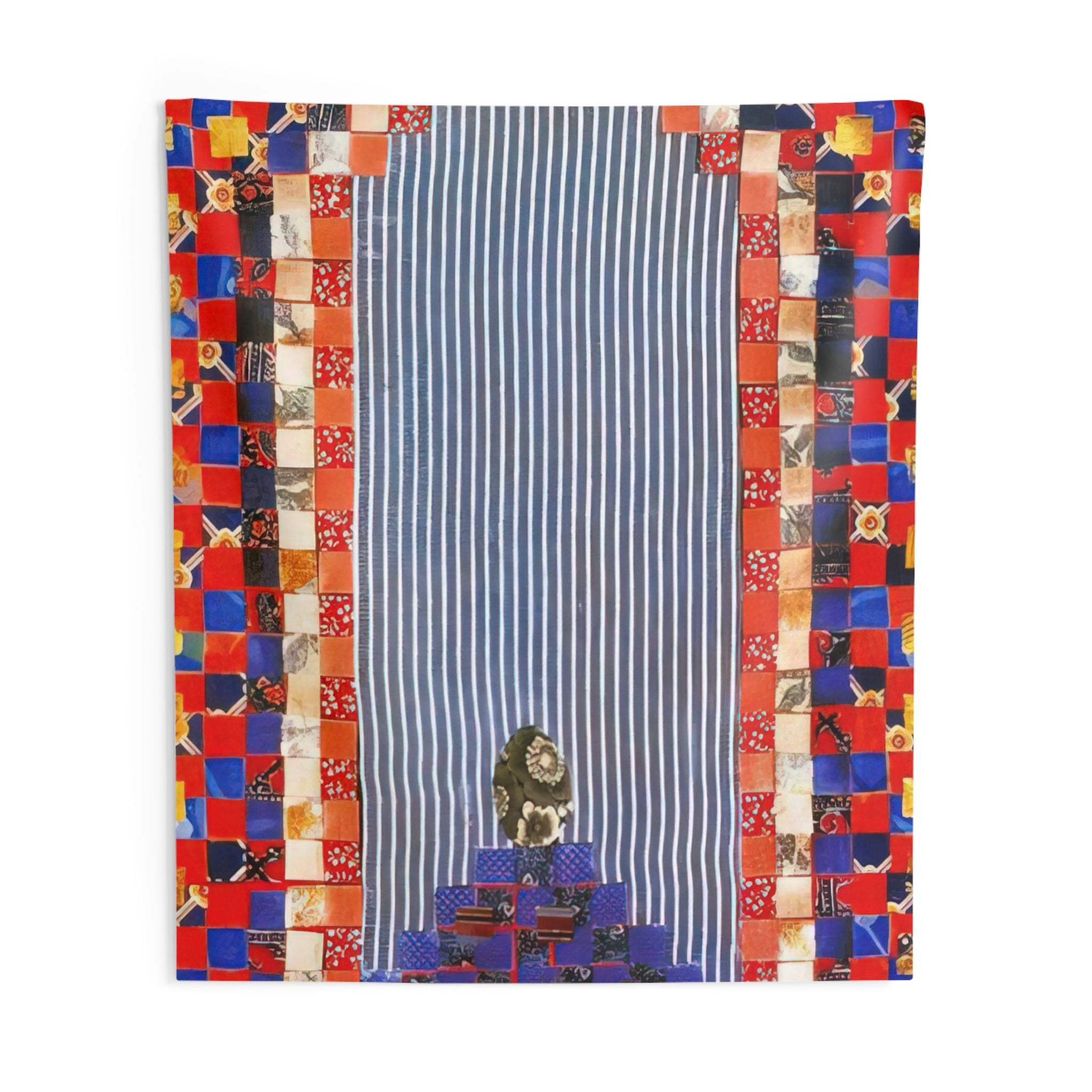 The First Theater - PD Pattern and Decoration By Miriam Schapiro Tapestry | Miriam Schapiro Large Tapestry Art