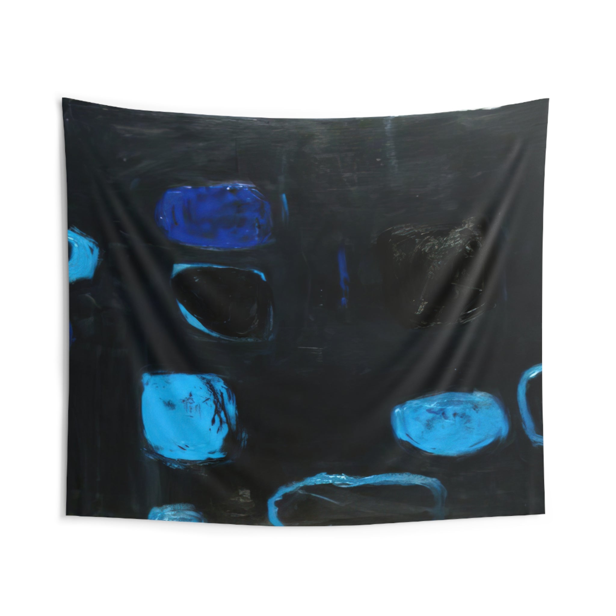 Composition with Blue and Black - 1959 By William Scott Tapestry | William Scott Large Tapestry Art