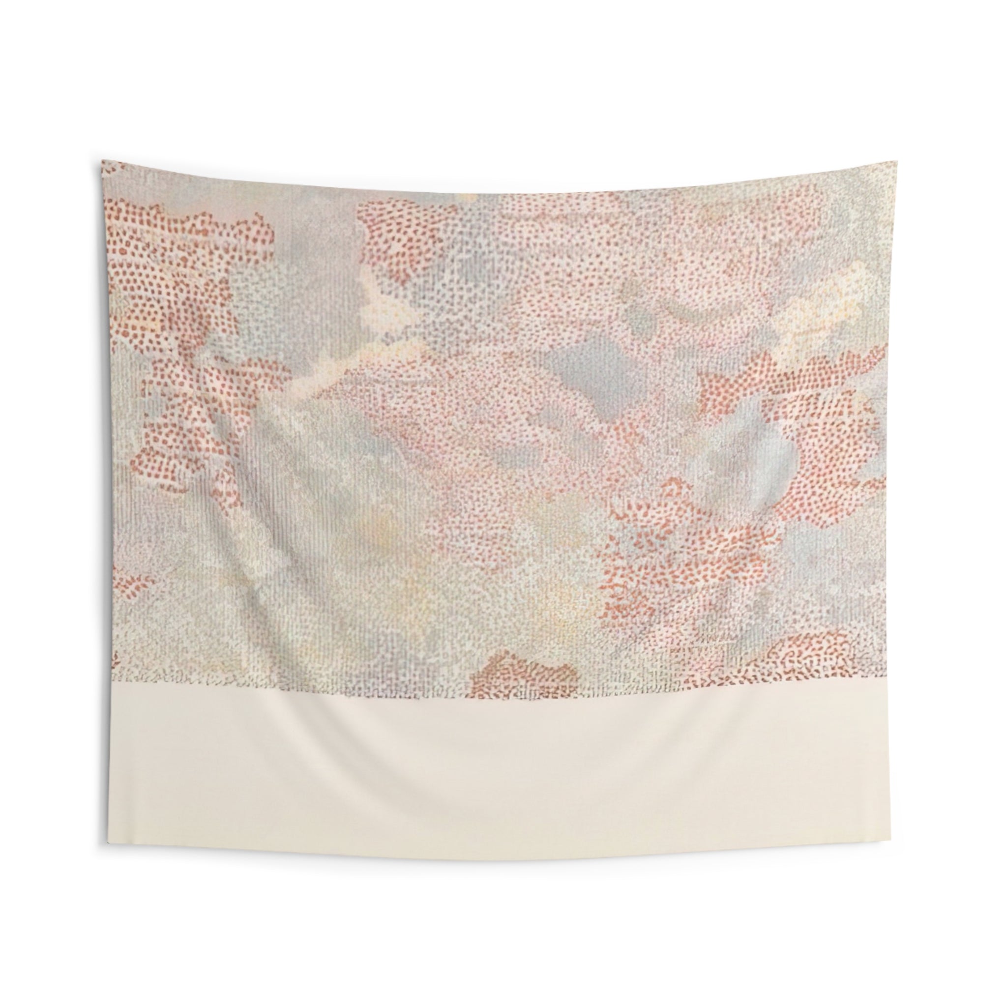 Maskelyne DA Region of the Moon from the series Lunar Maps - 1972 By Nancy Graves Tapestry | Nancy Graves Large Tapestry Art