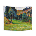 Valley in Pontgibaud By Armand Guillaumin Tapestry | Armand Guillaumin Large Tapestry Art
