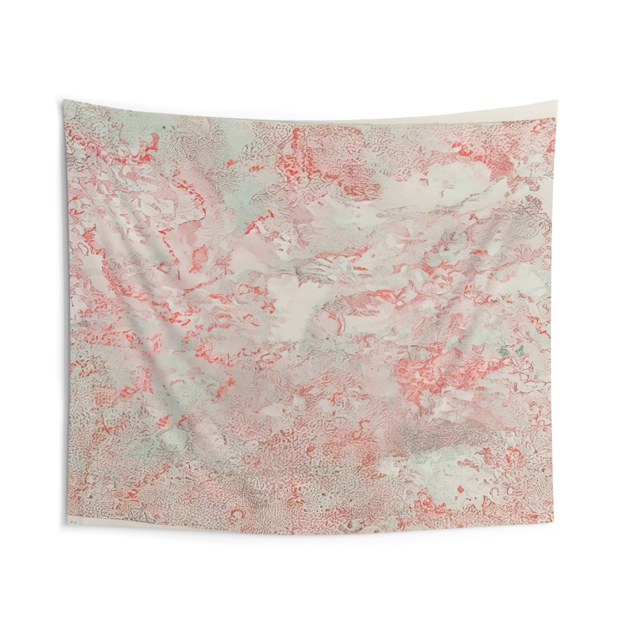 Anaglyphic View, Moon Rocks, Stereoscopic Image of Lunar Surface - 1973 By Nancy Graves Tapestry | Nancy Graves Large Tapestry Art