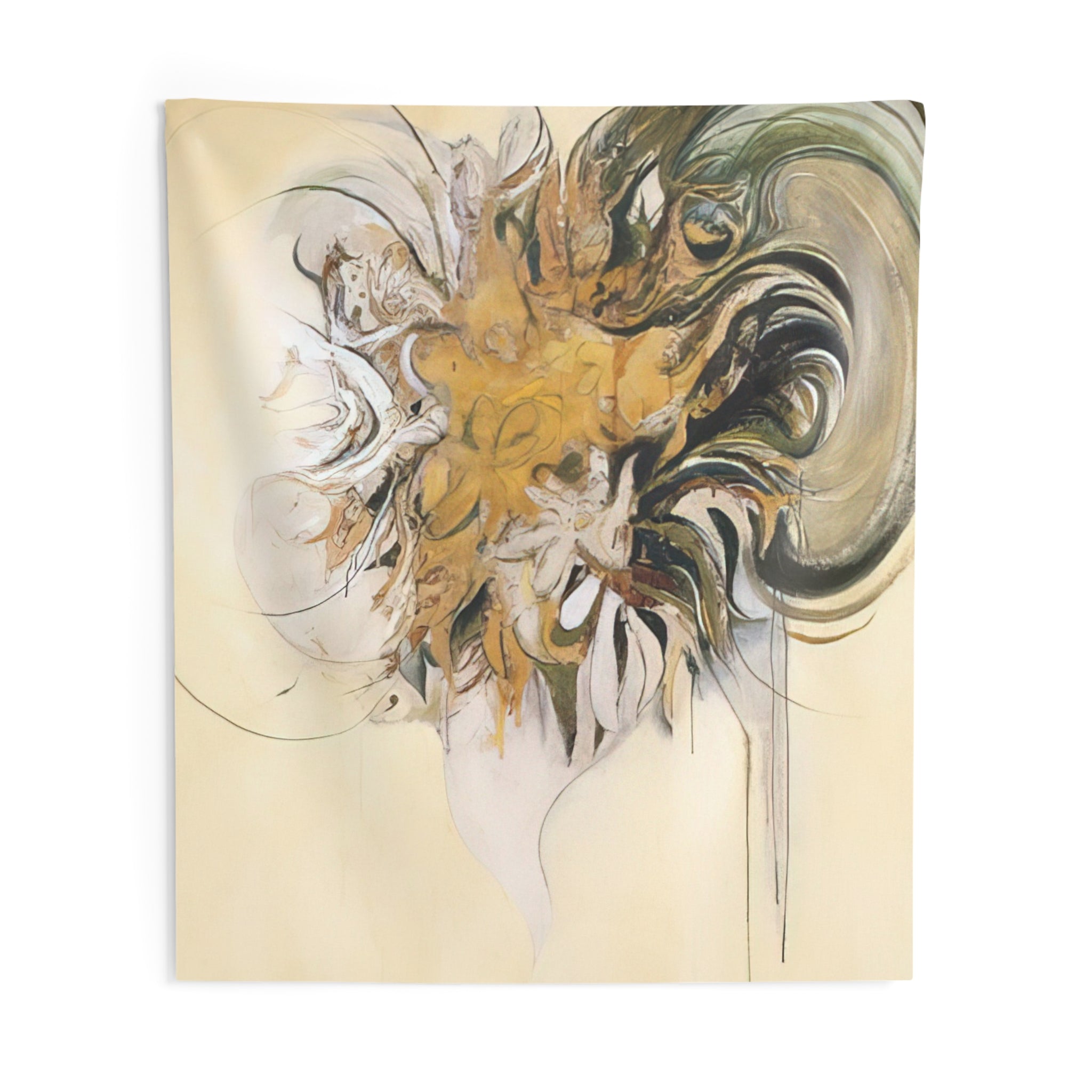Listening to Nature - 1964 By Brett Whiteley Tapestry | Brett Whiteley Large Tapestry Art