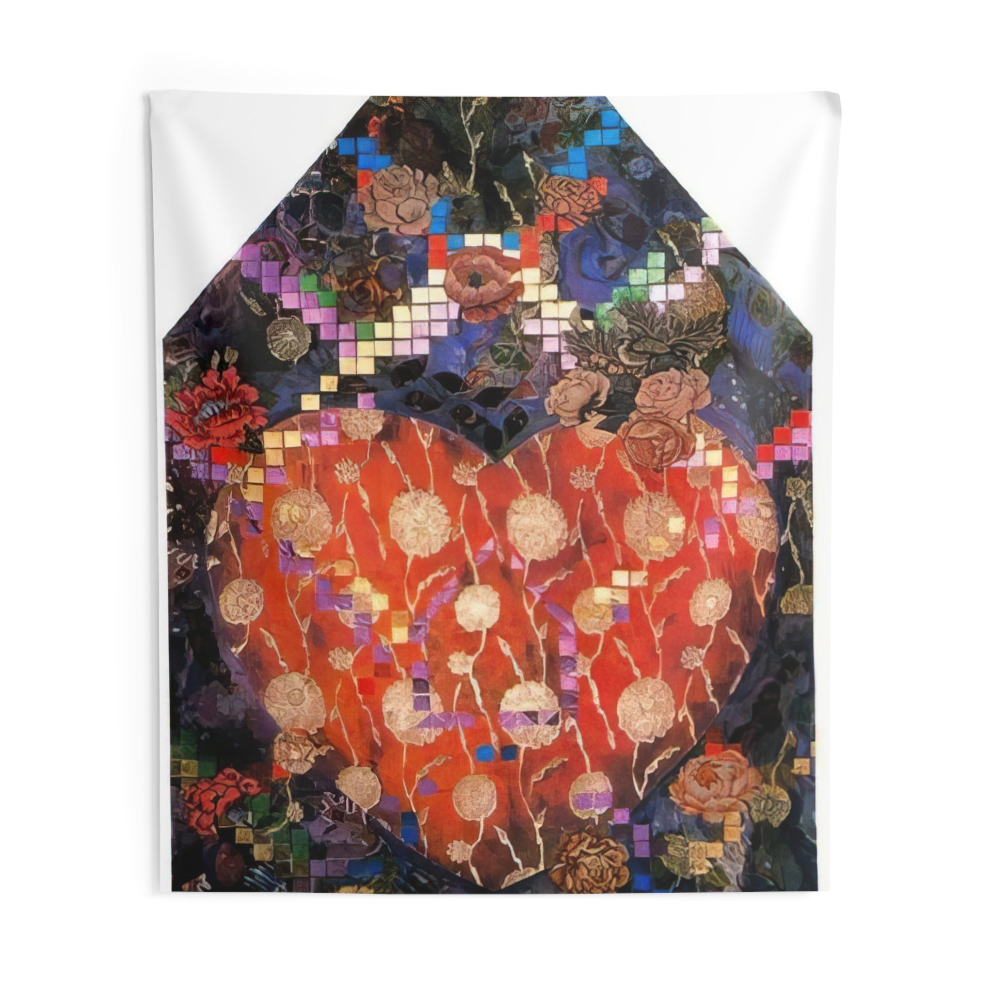 Heartfelt - PD Pattern and Decoration By Miriam Schapiro Tapestry | Miriam Schapiro Large Tapestry Art