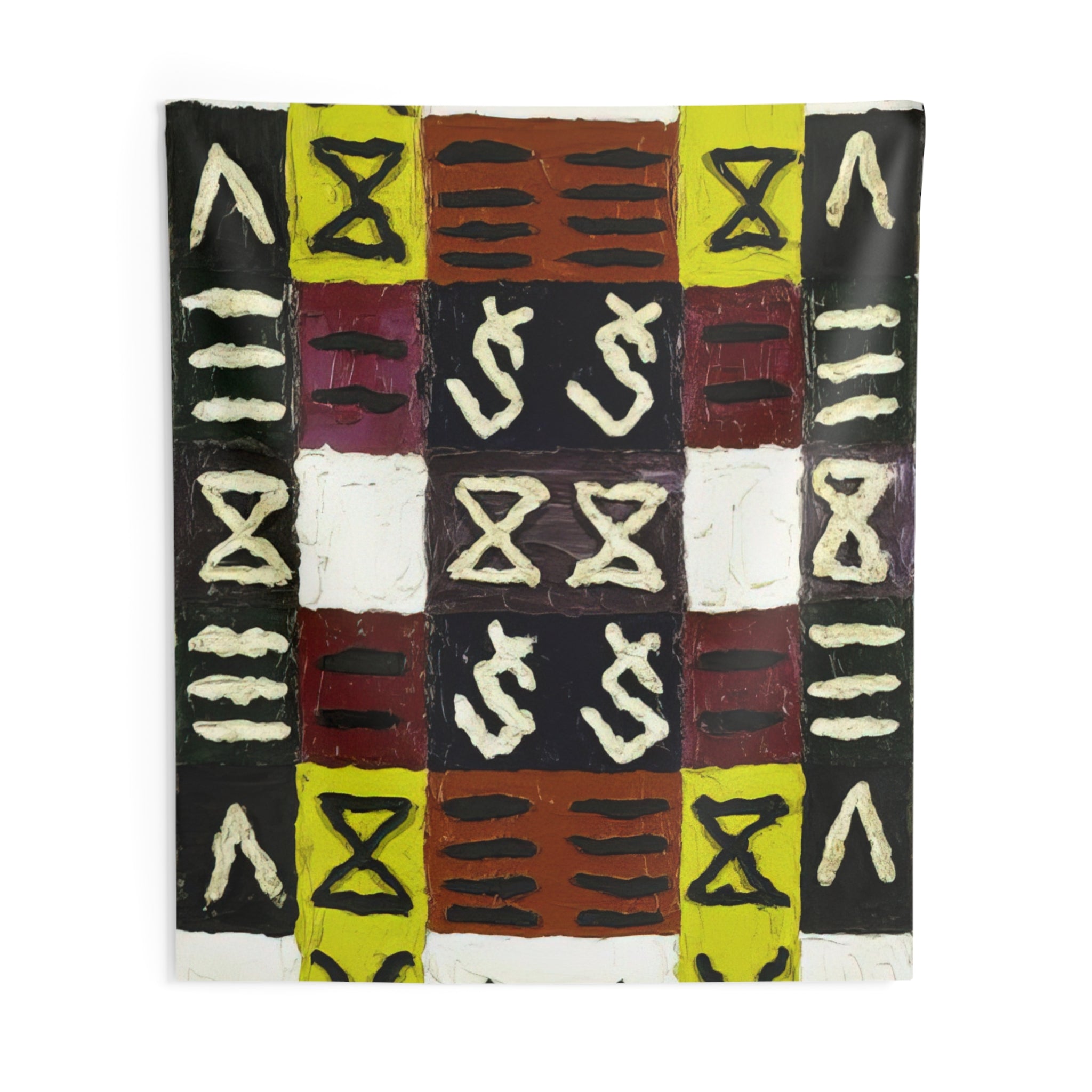 A Perfect Equal Area I - 1960 By Alfred Jensen Tapestry | Alfred Jensen Large Tapestry Art