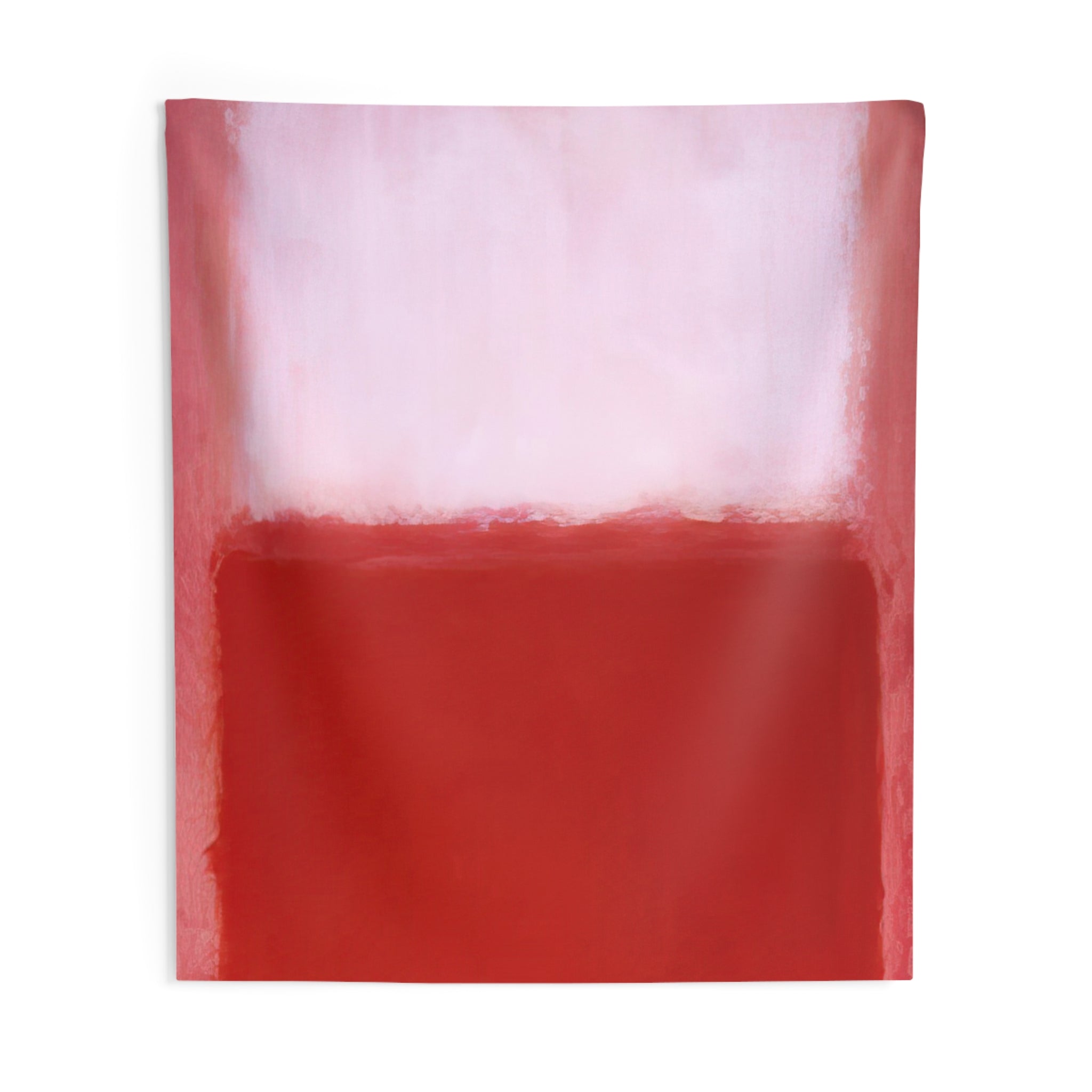 White Over Red - 1957 By Mark Rothko Tapestry | Mark Rothko Large Tapestry Art
