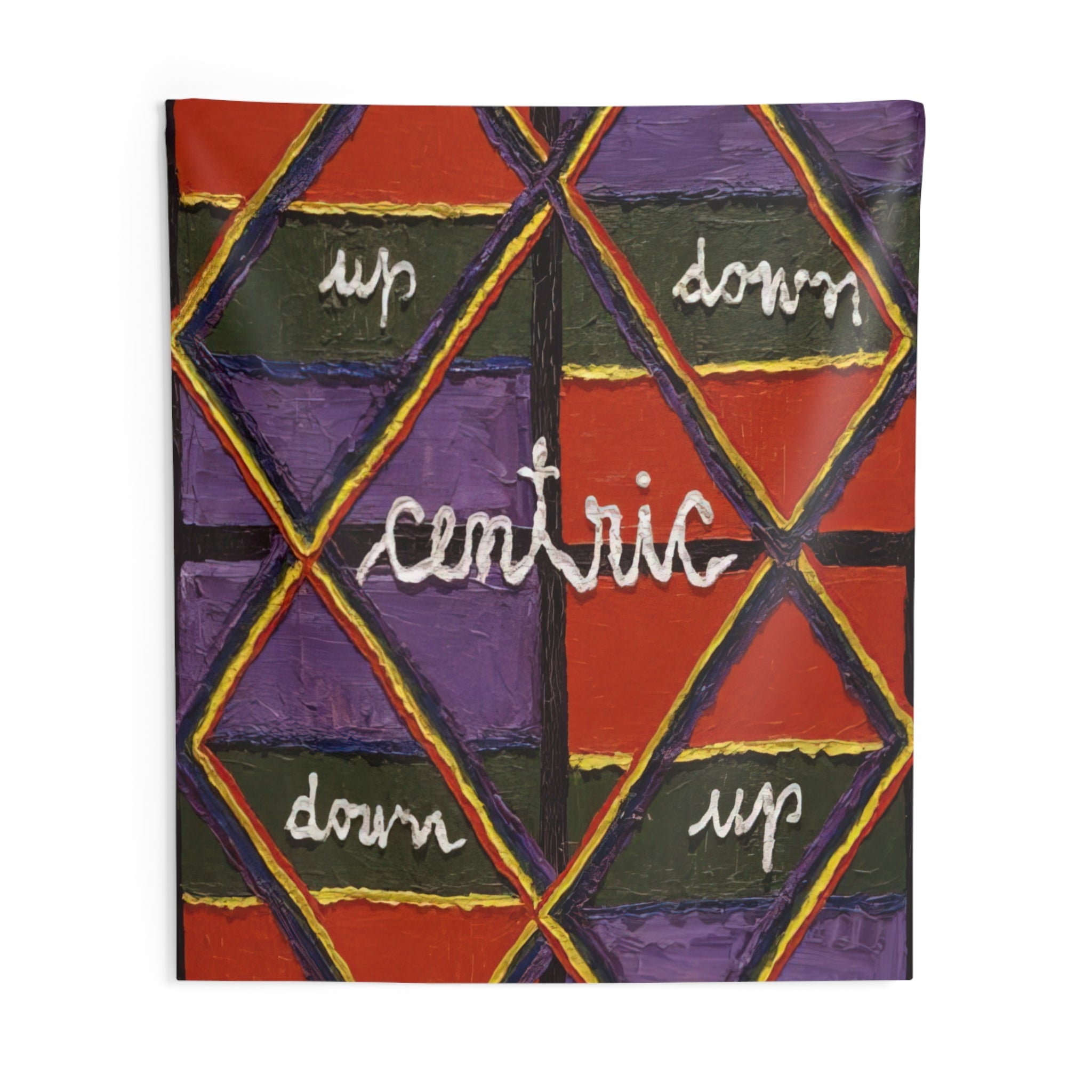 Interlacing Colors I - 1959 By Alfred Jensen Tapestry | Alfred Jensen Large Tapestry Art