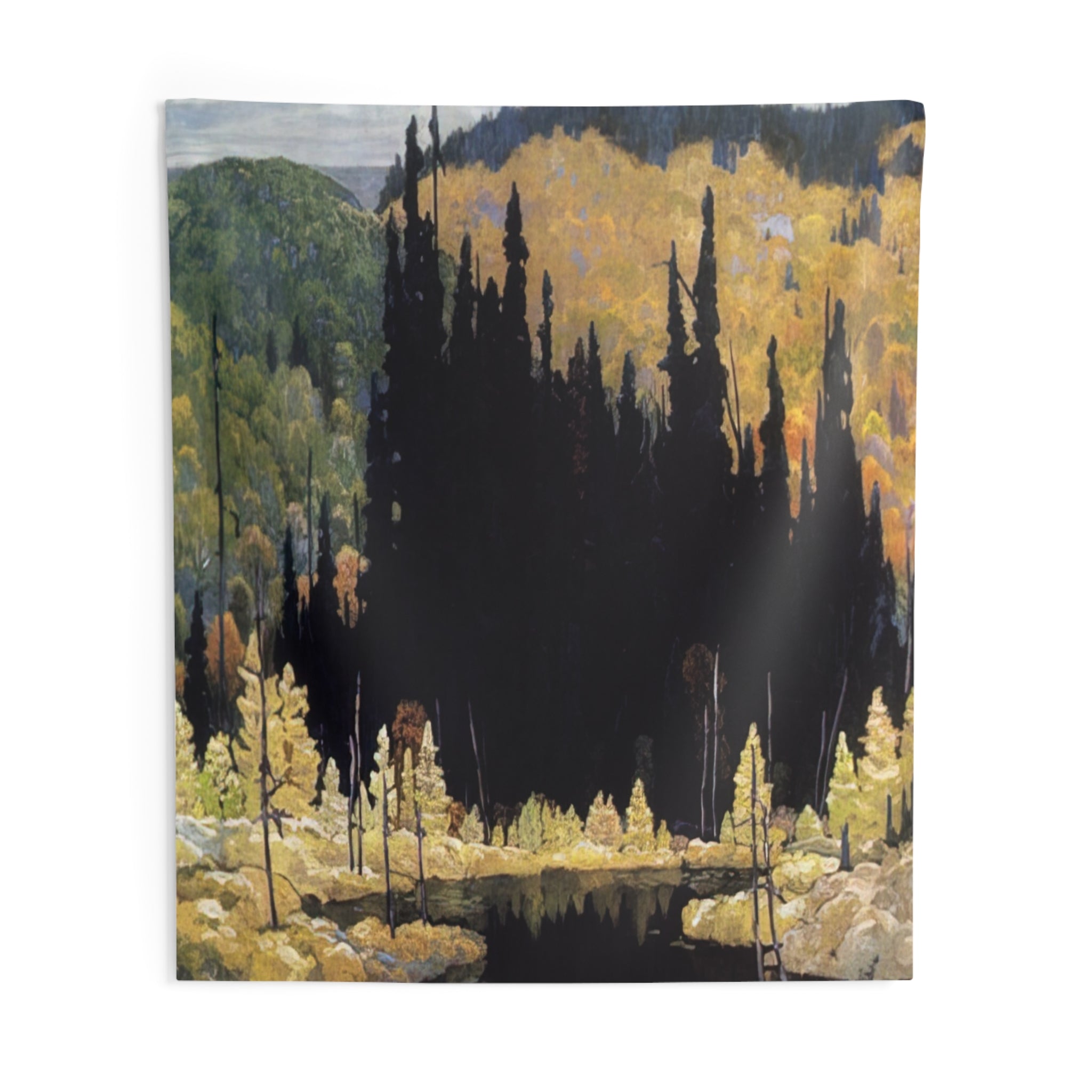 Autumn, Algoma - Art Nouveau Modern By Frank Johnston Tapestry | Frank Johnston Large Tapestry Art