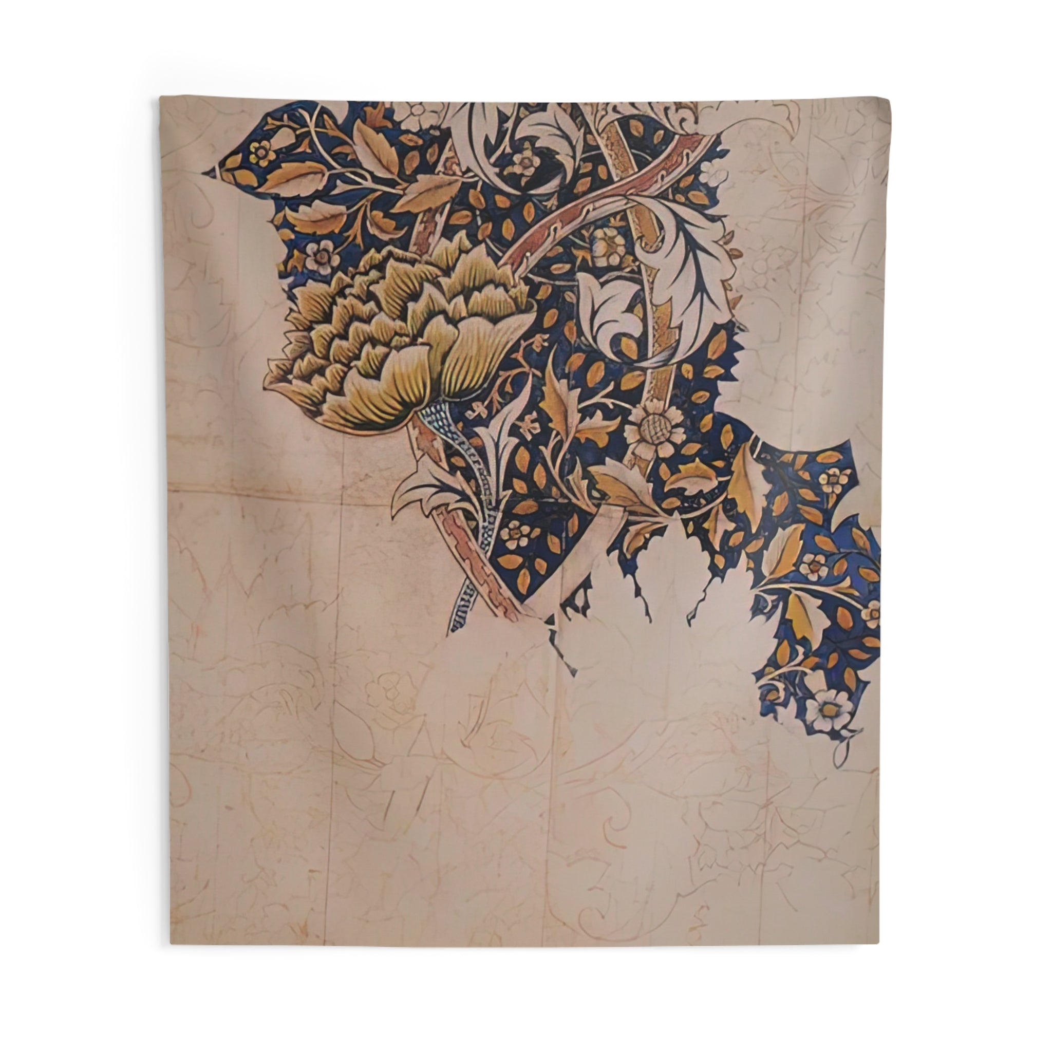 DESIGN FOR WINDRUSH PRINTED TEXTILE 1883 By William Morris Tapestry | William Morris Large Tapestry Art