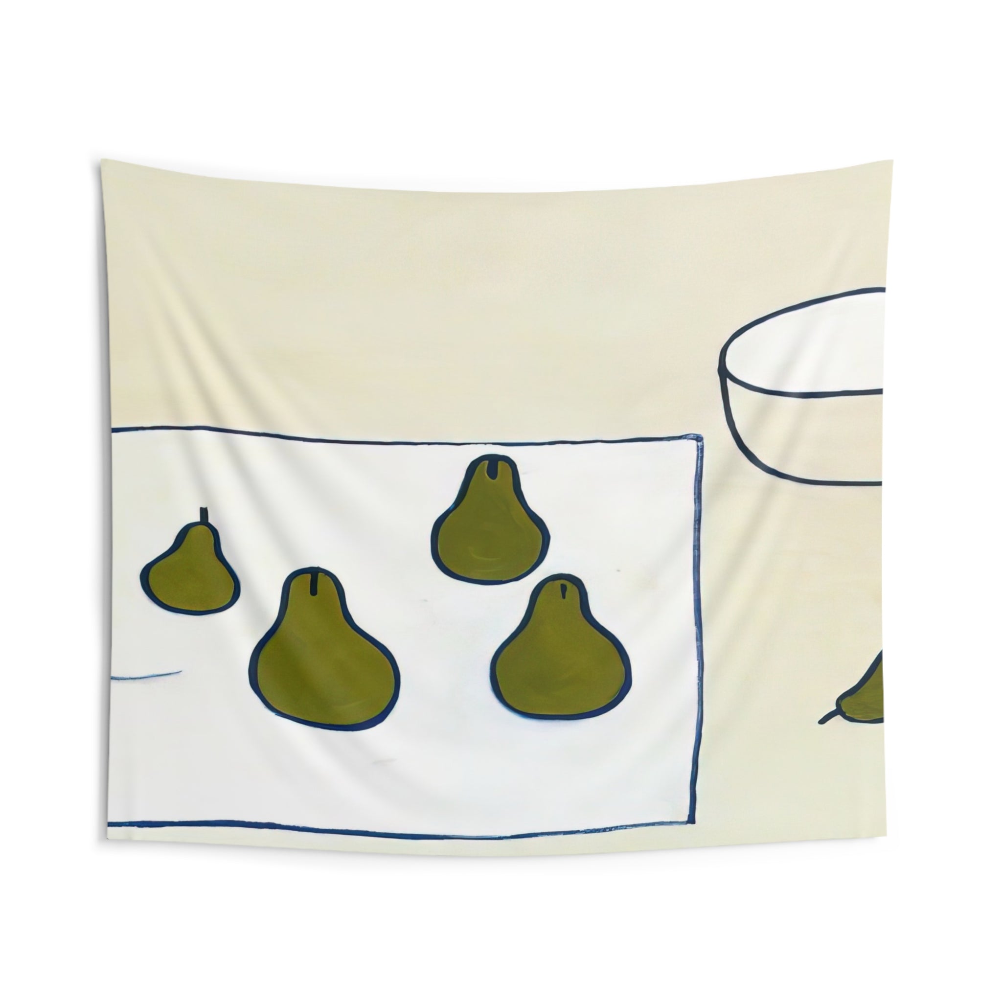Five Pears - 1976 By William Scott Tapestry | William Scott Large Tapestry Art
