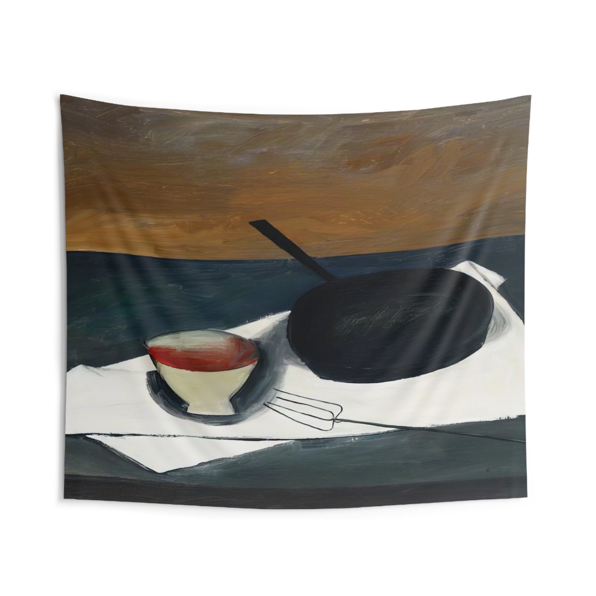 The Frying Pan - 1946 By William Scott Tapestry | William Scott Large Tapestry Art