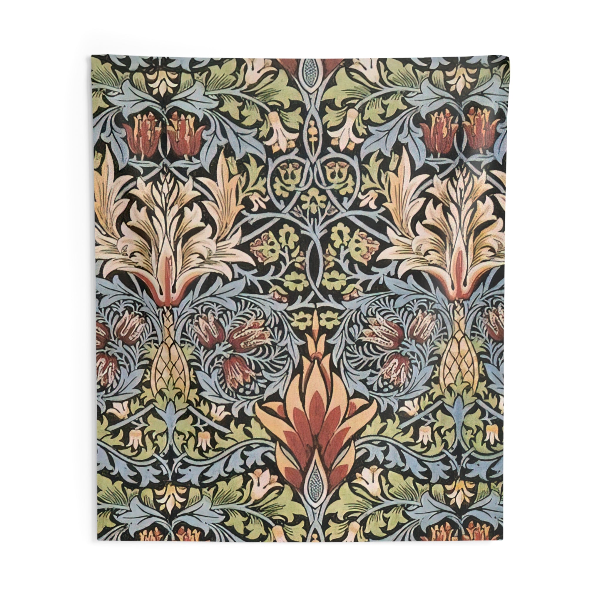 SNAKESHEAD PRINTED TEXTILE 1876 By William Morris Tapestry | William Morris Large Tapestry Art