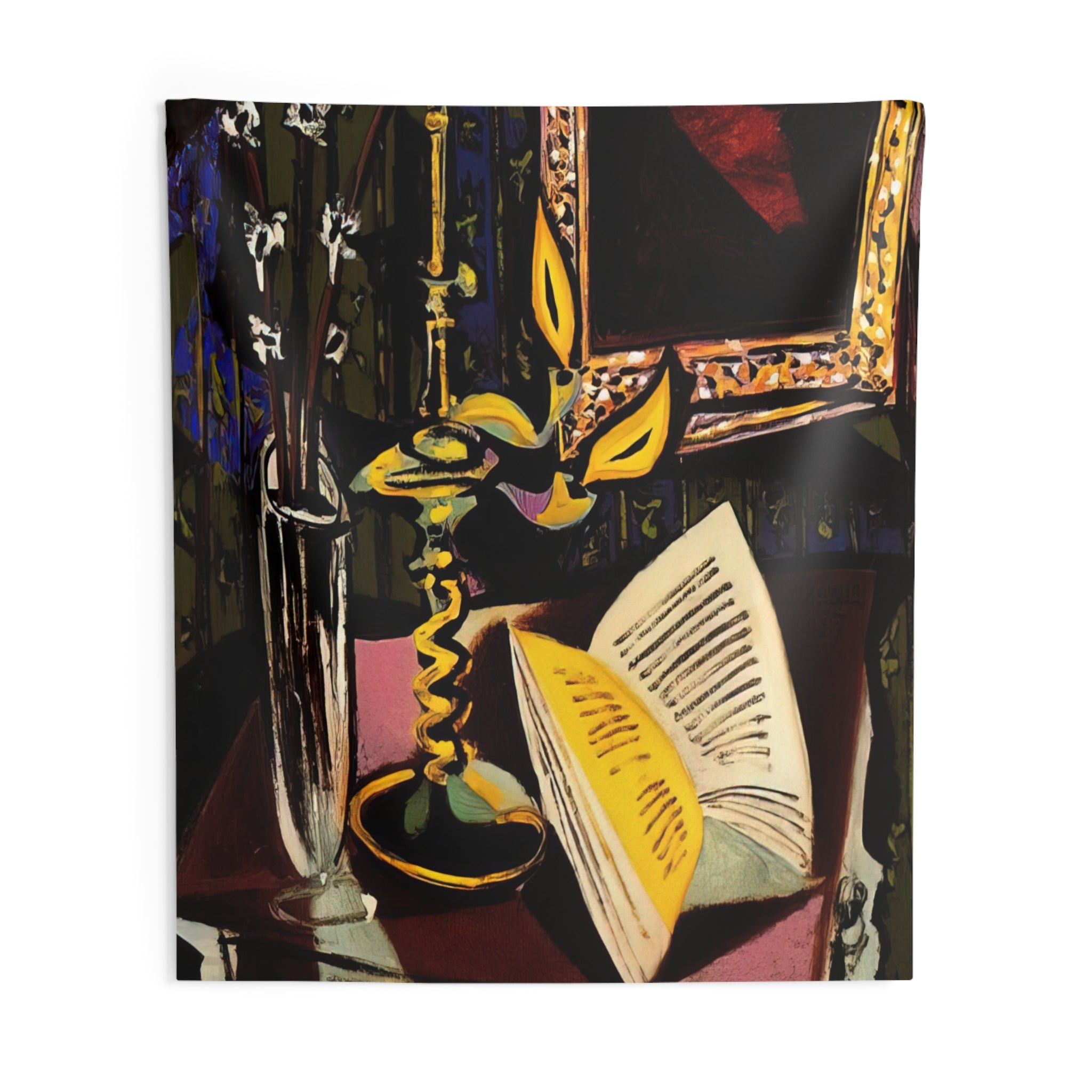 Still life with candlestick - 1937 By Pablo Picasso Tapestry | Pablo Picasso Large Tapestry Art