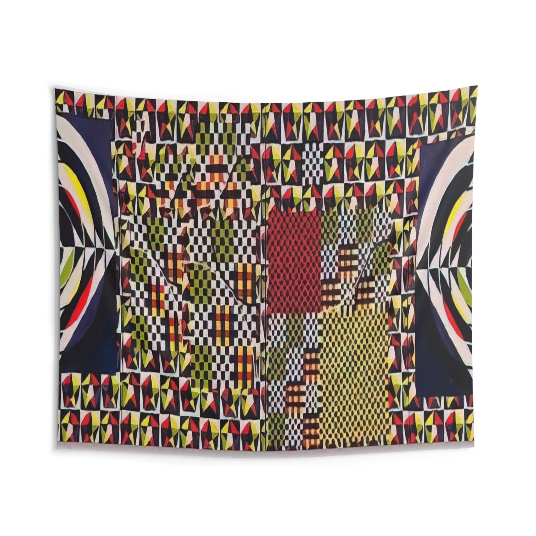 The Pythagorean Theorem - 1964 By Alfred Jensen Tapestry | Alfred Jensen Large Tapestry Art