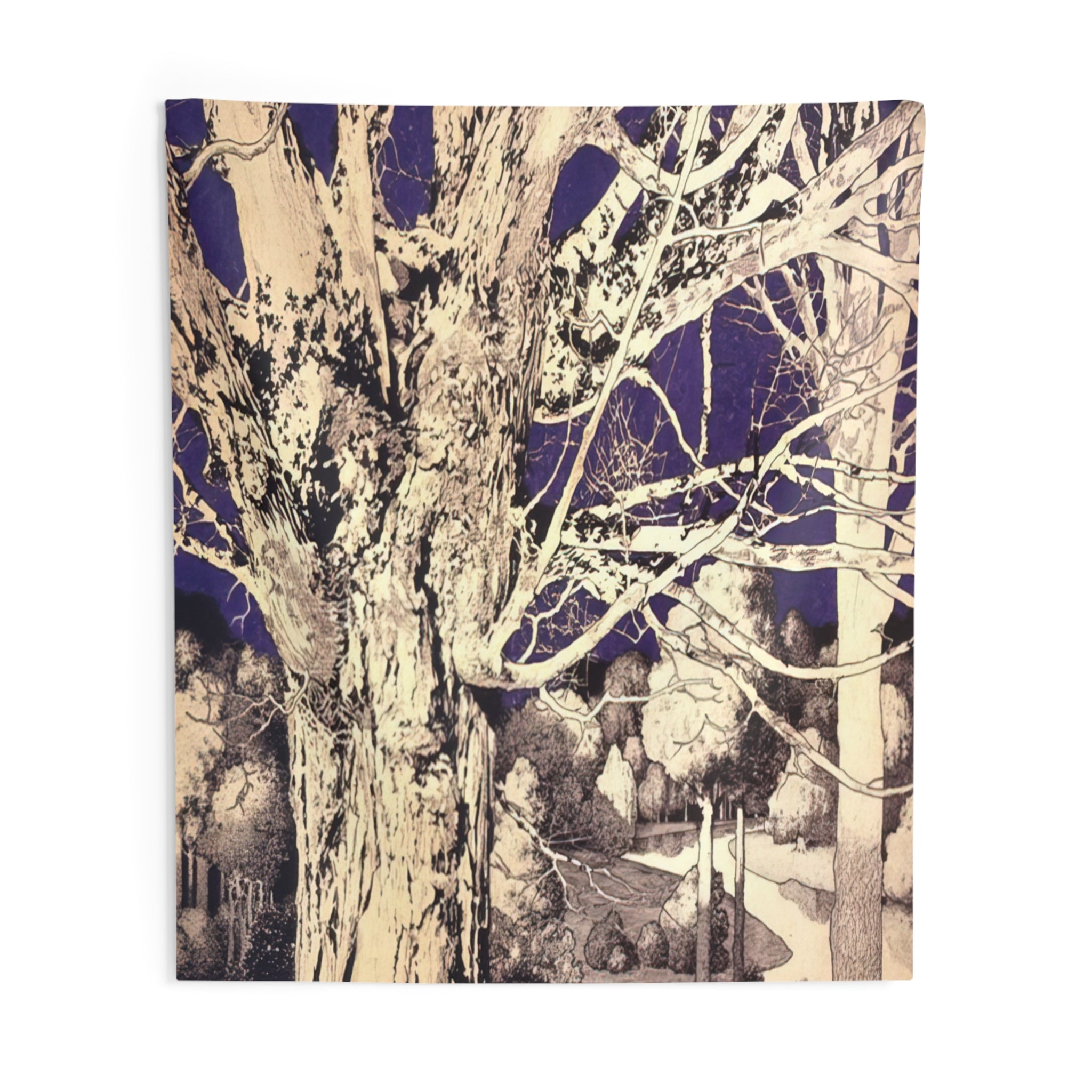 Solitude By Maxfield Parrish Tapestry | Maxfield Parrish Large Tapestry Art