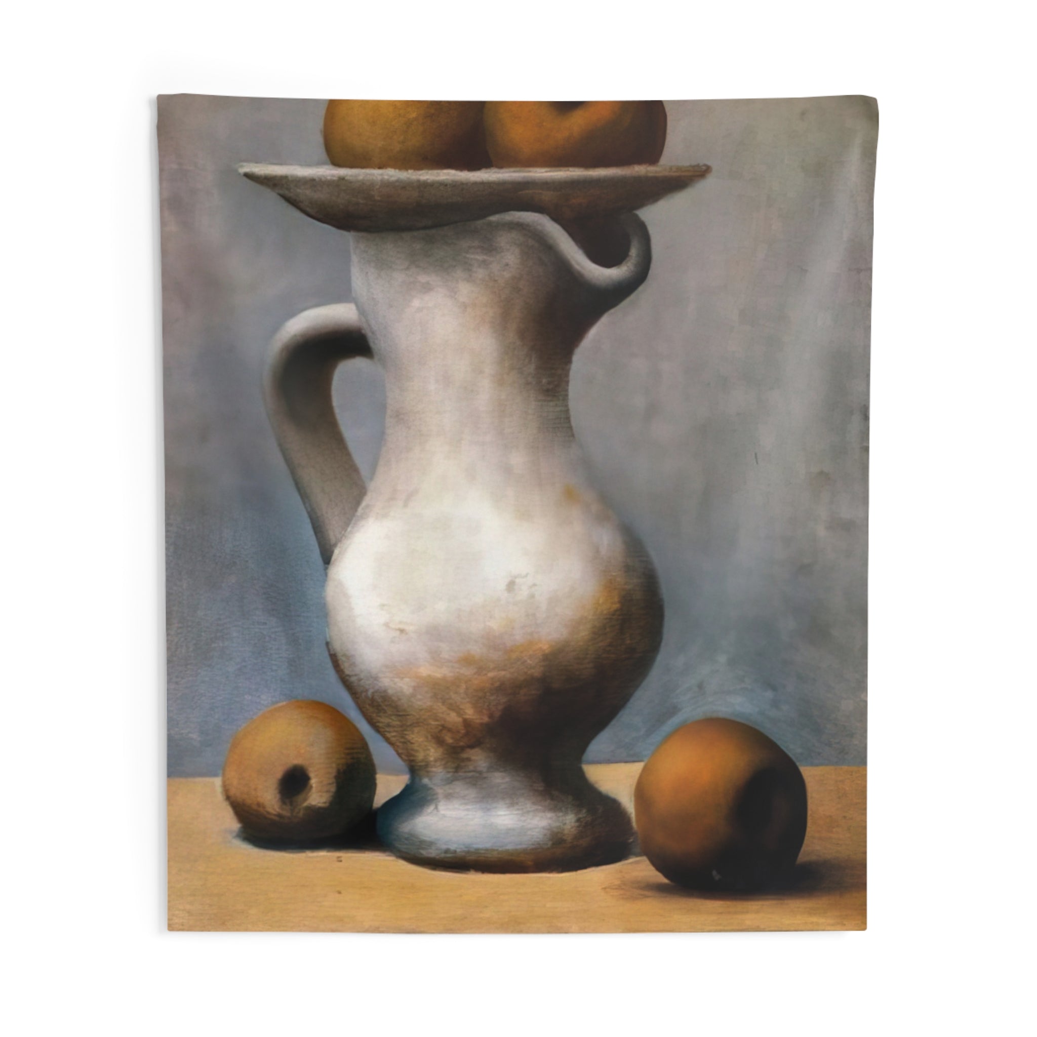 Still life with pitcher and apples By Pablo Picasso Tapestry | Pablo Picasso Large Tapestry Art
