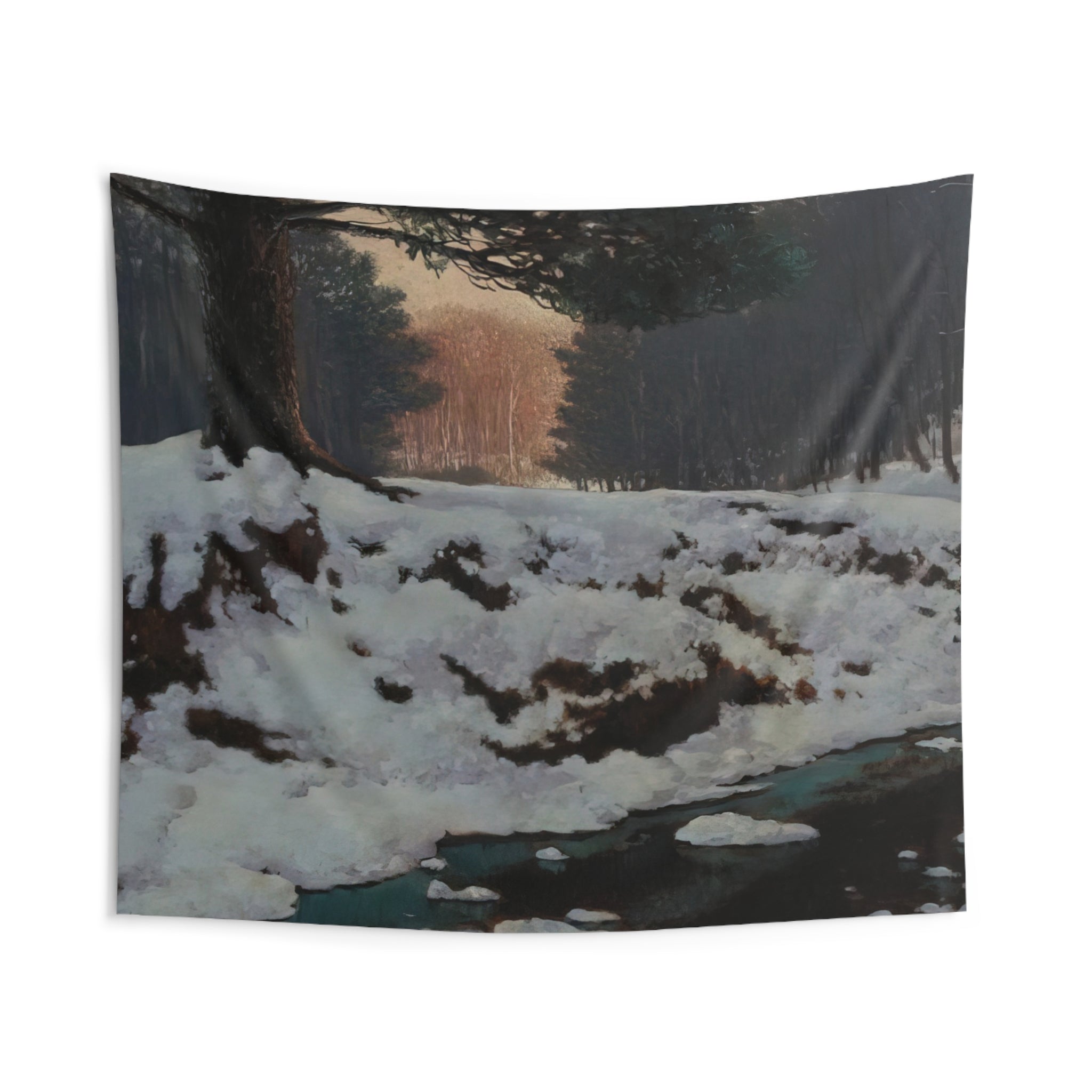 The Shadowed Valley - Post-Impressionism By Frank Johnston Tapestry | Frank Johnston Large Tapestry Art